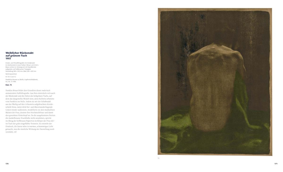 Beispielinhalt (Bild) Kollwitz - Das grafische Werk und die politische Kraft der Klassischen Moderne. Katalog zur Käthe Kollwitz Ausstellung, Städel-Museum