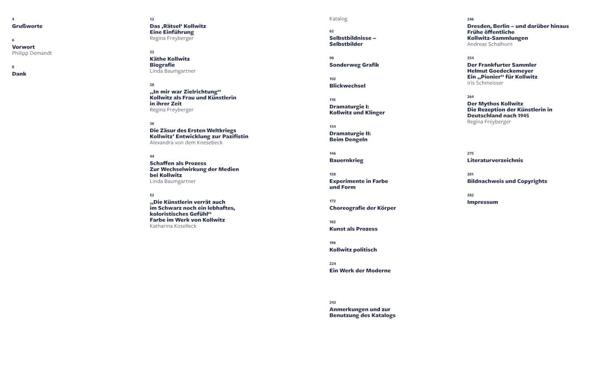 Beispielinhalt (Bild) Kollwitz - Das grafische Werk und die politische Kraft der Klassischen Moderne. Katalog zur Käthe Kollwitz Ausstellung, Städel-Museum