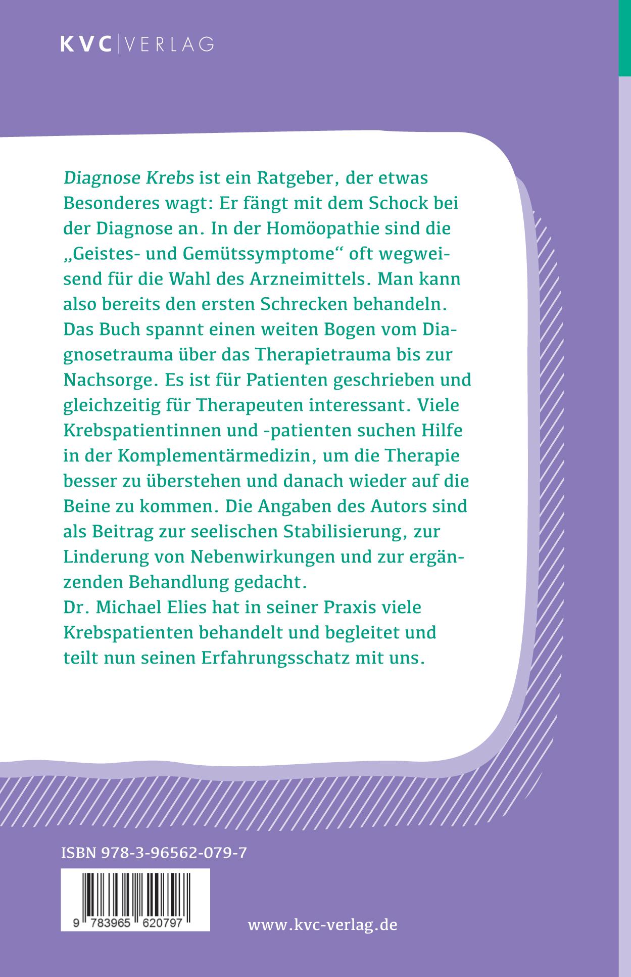Rückseitencover Diagnose Krebs