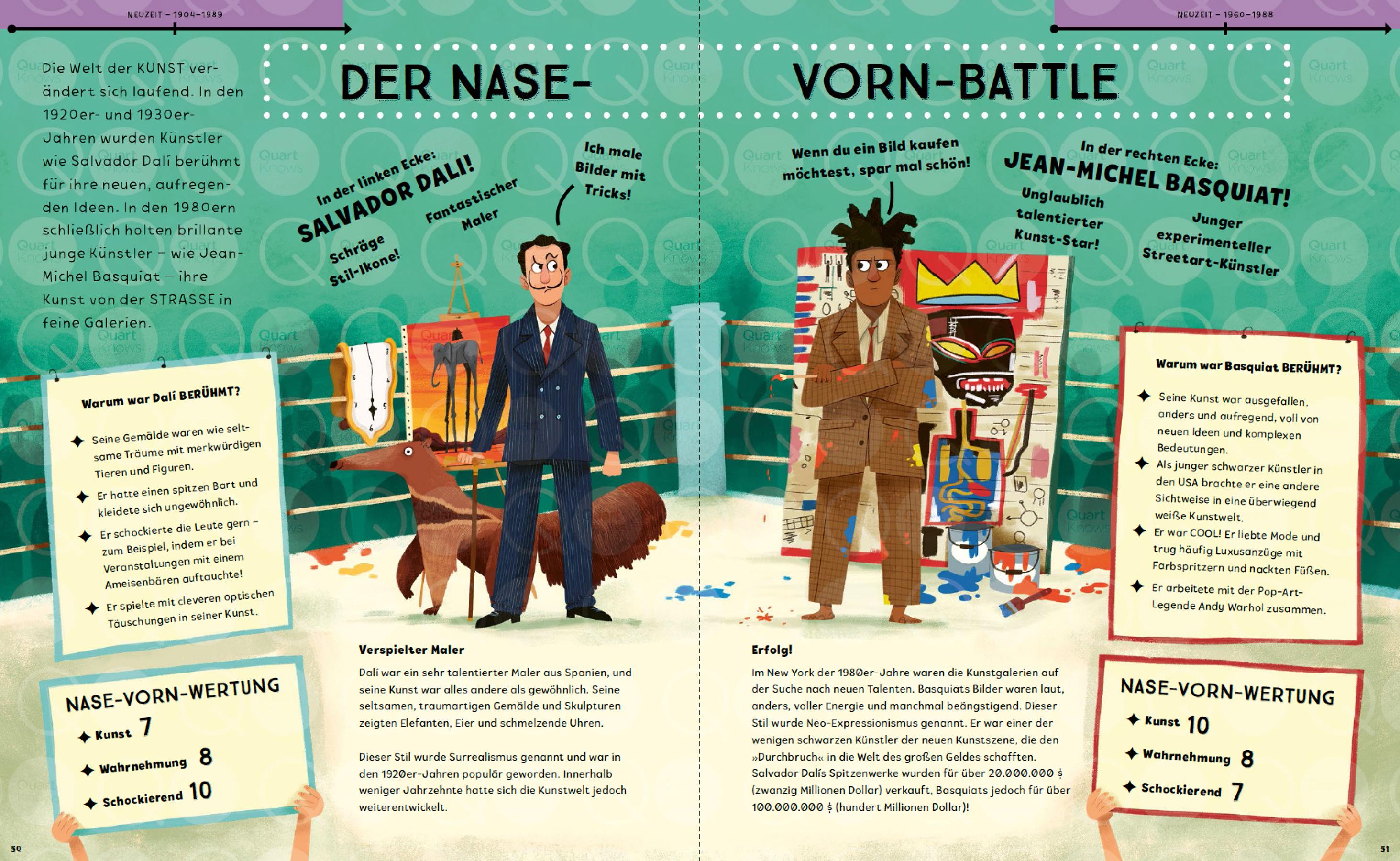 Beispielinhalt (Bild) Wer hat die Nase vorn?