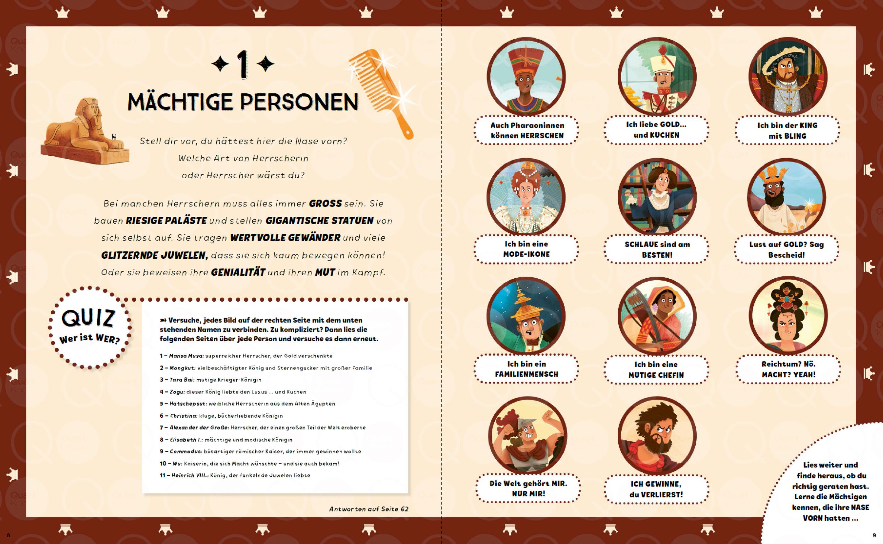 Beispielinhalt (Bild) Wer hat die Nase vorn?