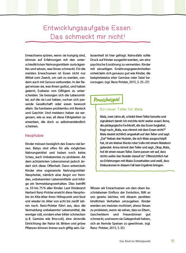 Beispielinhalt (Bild) Genussvoll essen in Krippe und Kita