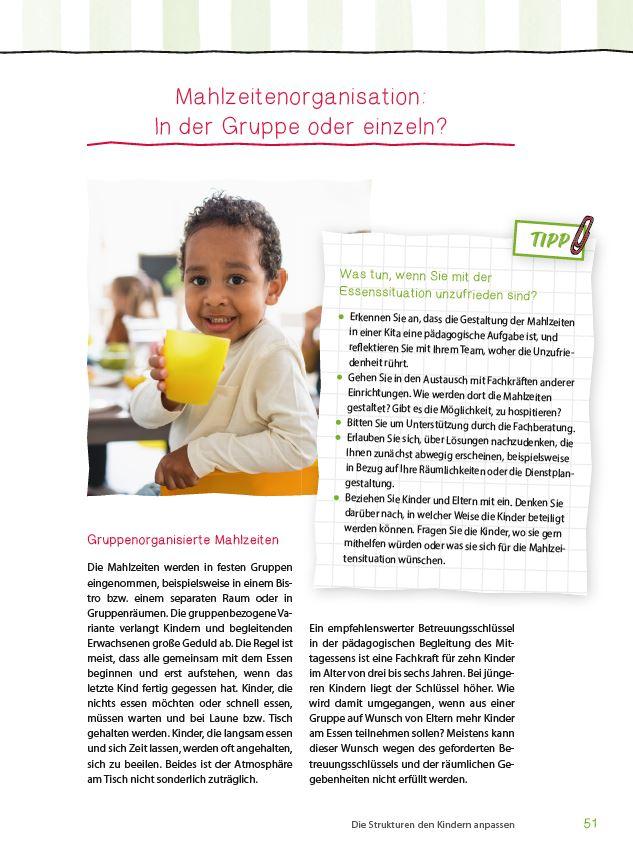 Beispielinhalt (Bild) Genussvoll essen in Krippe und Kita