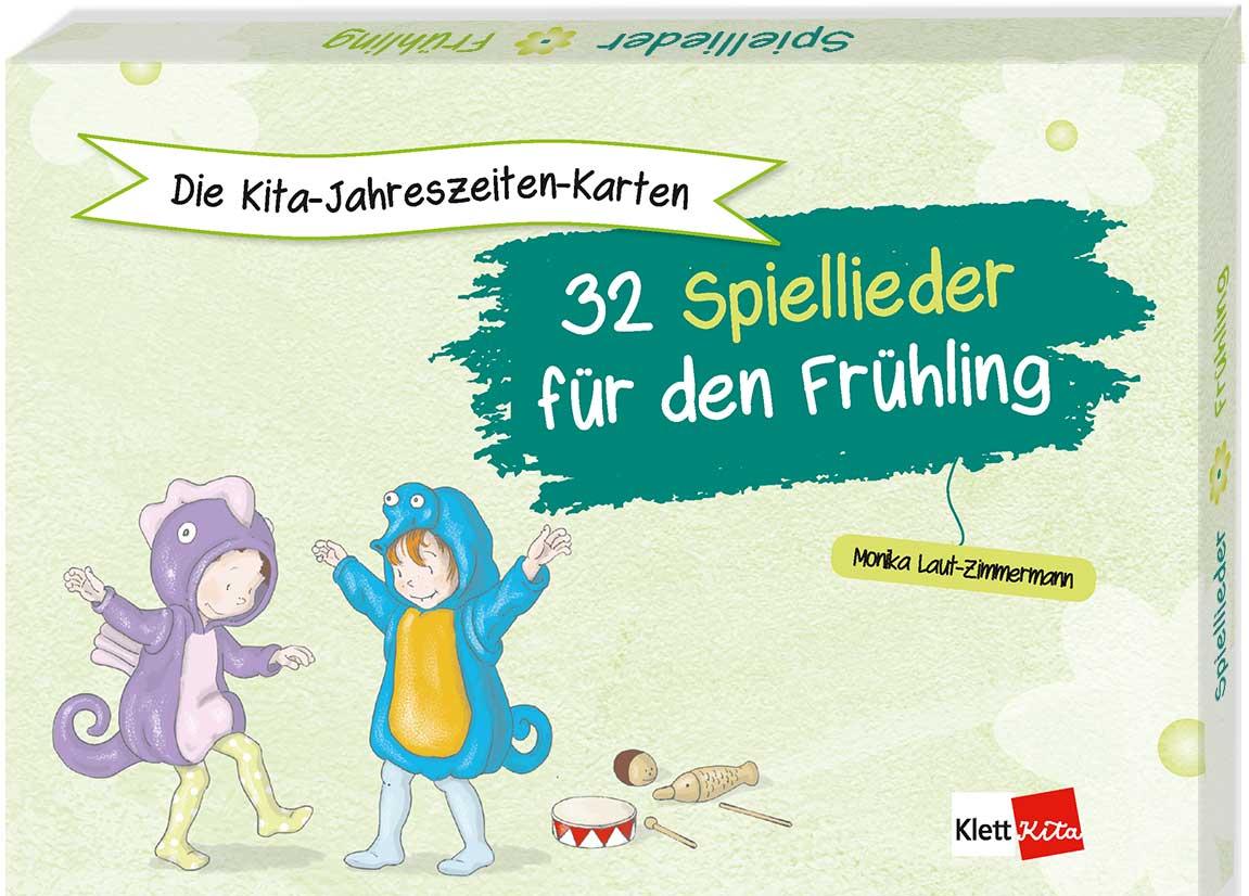 Vorderes Coverbild Die Kita-Jahreszeiten-Karten: 32 Spiellieder für den Frühling
