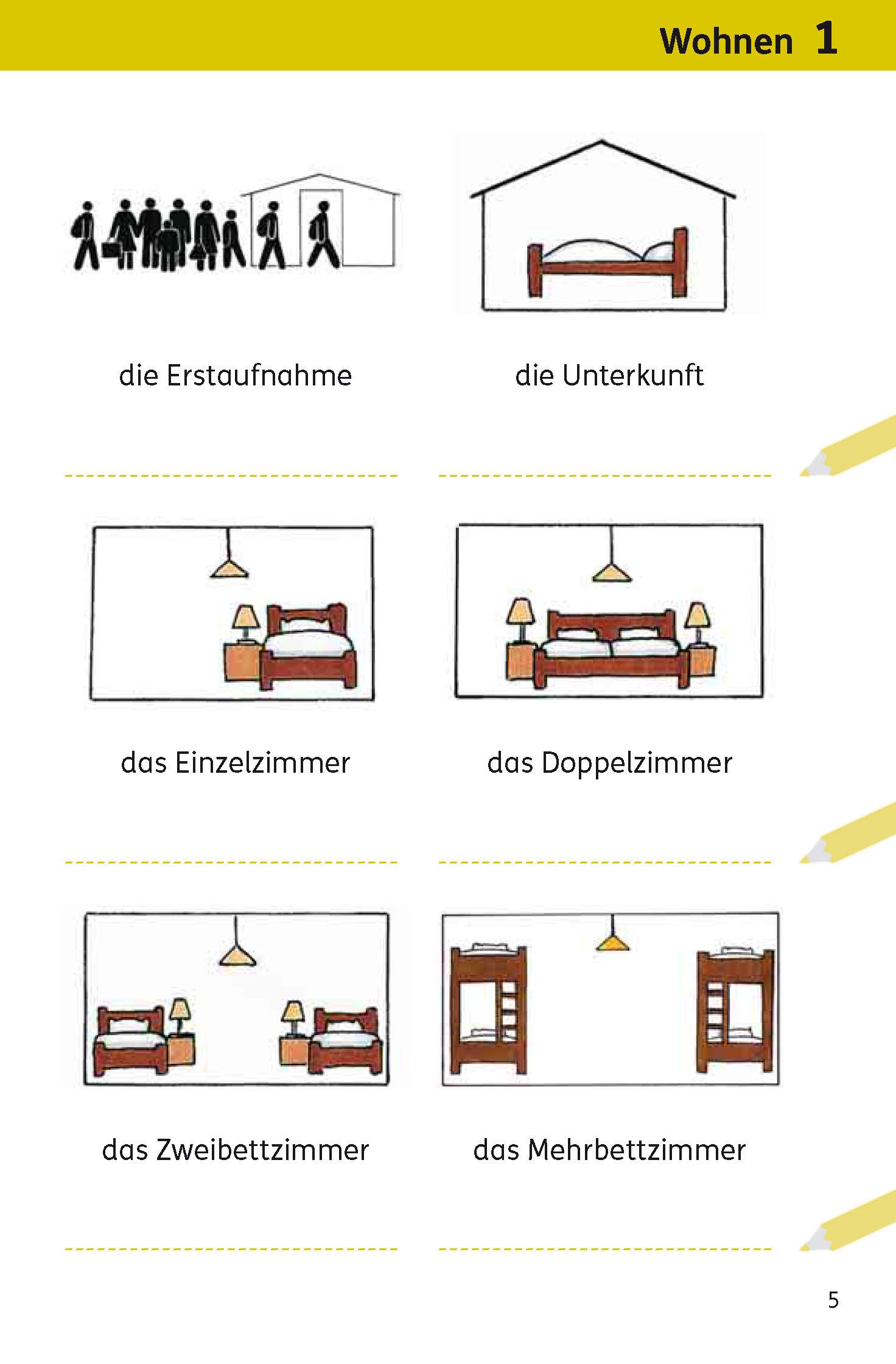 Beispielinhalt (Bild) Langenscheidt Wie heißt das? - Deutsch als Fremdsprache