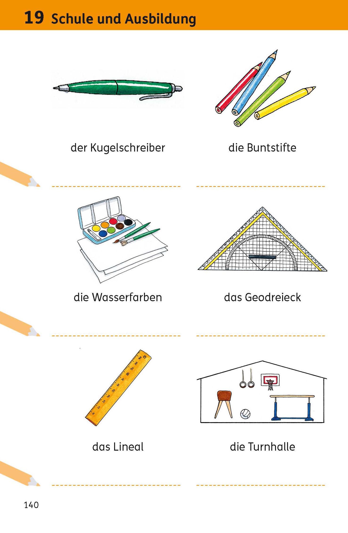 Beispielinhalt (Bild) Langenscheidt Wie heißt das? - Deutsch als Fremdsprache