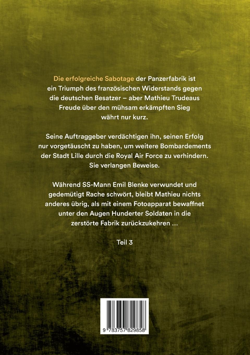 Rückseitencover Der Preis der Hoffnung, Teil 3 (Taschenbuch-Ausgabe)