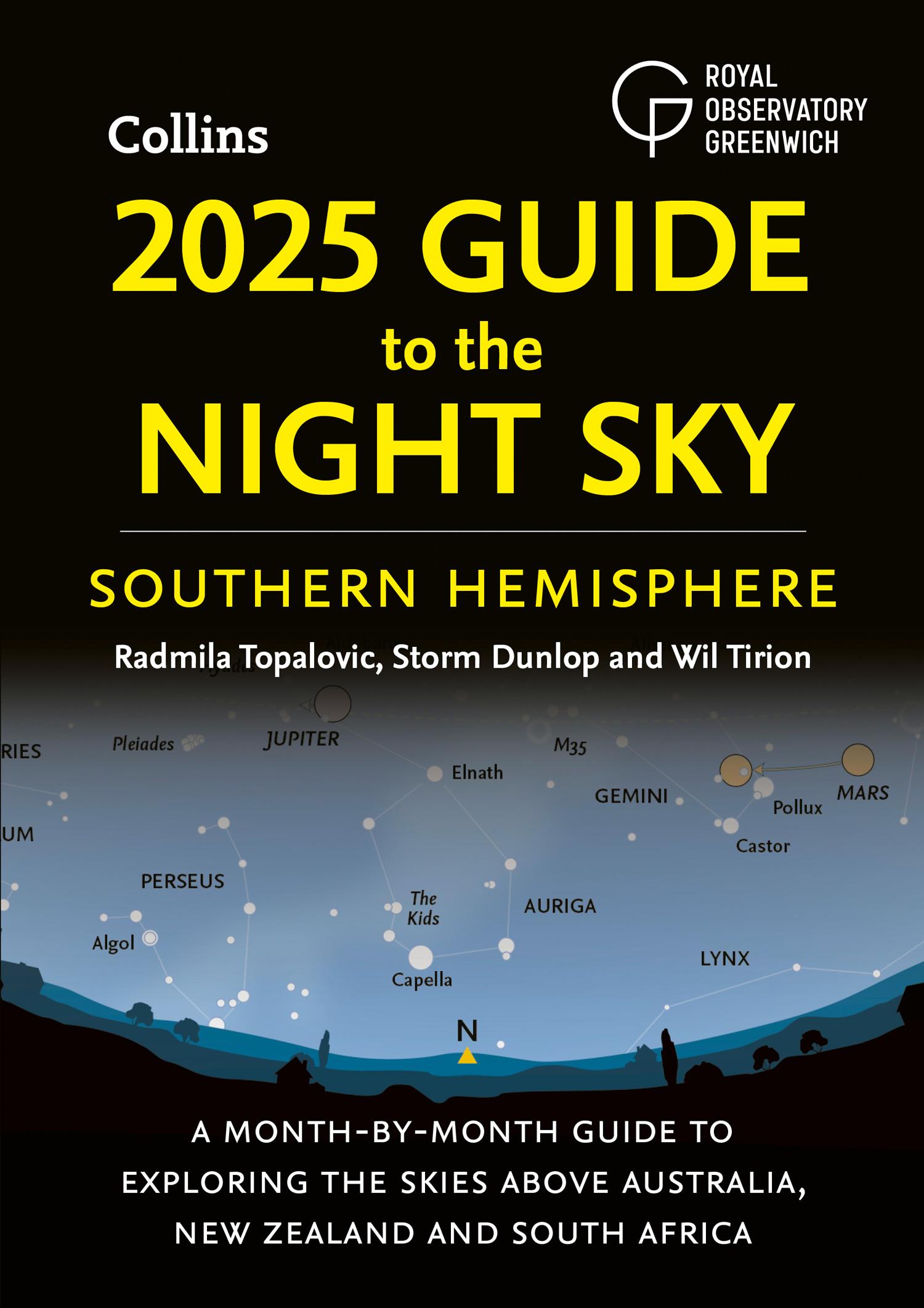 Vorderes Coverbild 2025 Guide to the Night Sky Southern Hemisphere