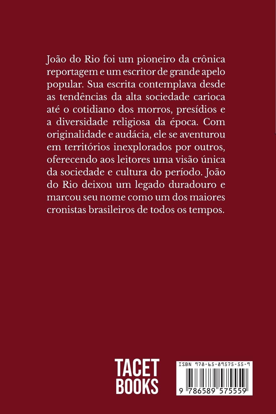 Rückseitencover 10 melhores crônicas - João do Rio