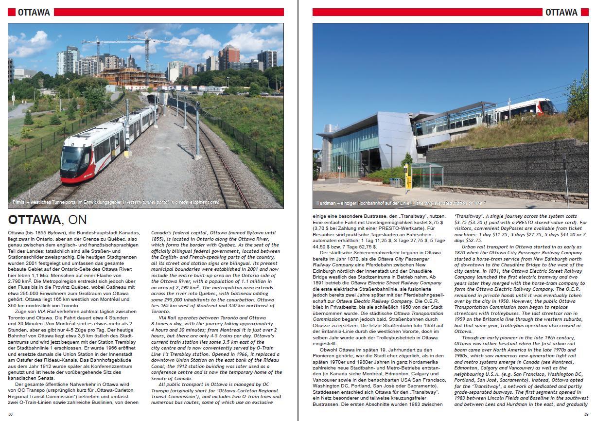 Beispielinhalt (Bild) Urban Rail in Canada