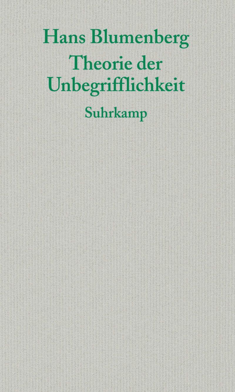 Vorderes Coverbild Theorie der Unbegrifflichkeit