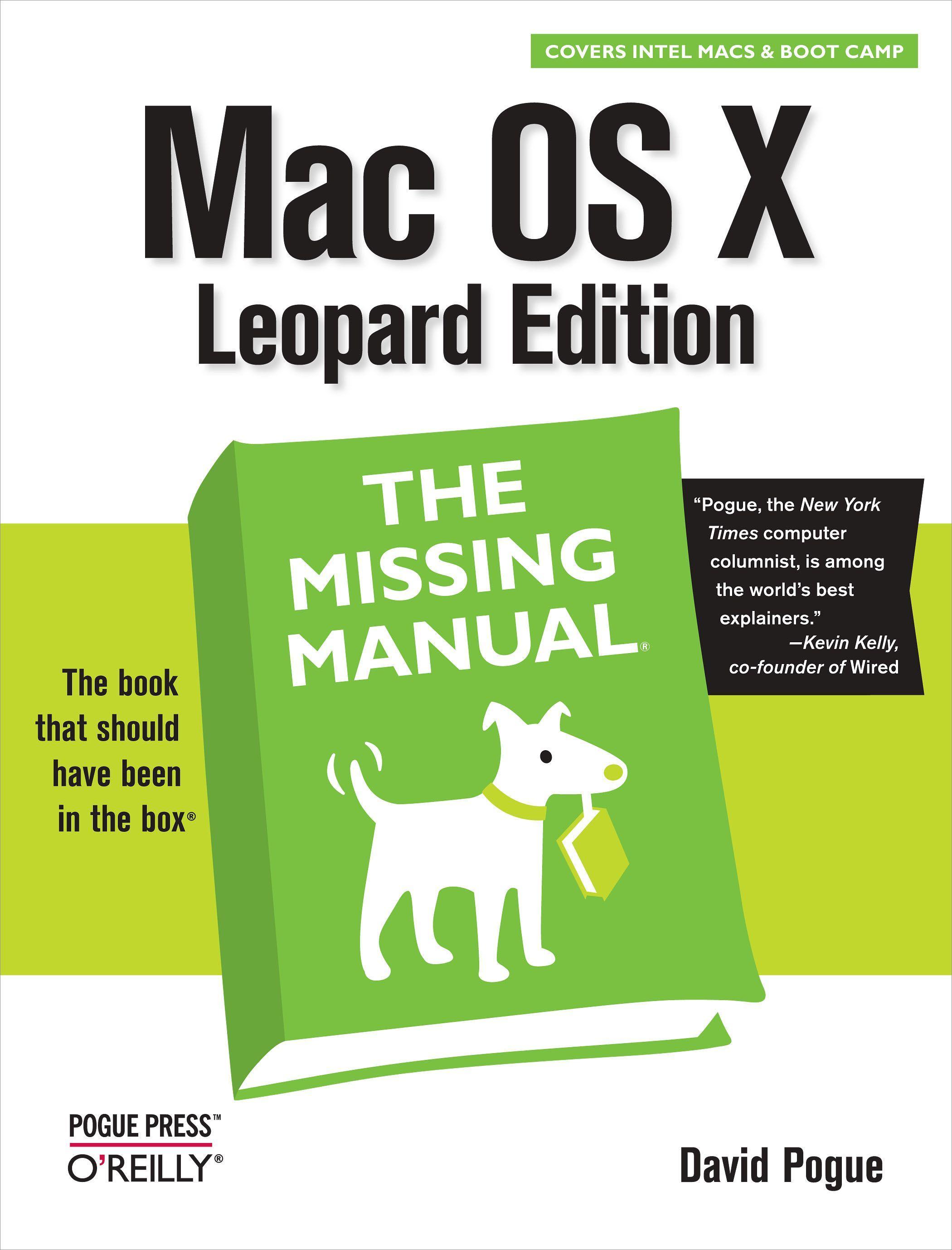 Vorderes Coverbild Mac OS X Leopard: The Missing Manual
