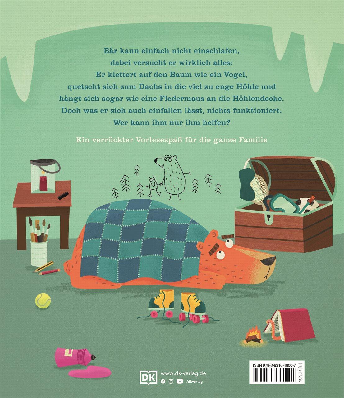 Rückseitencover Einschlafen ist schwer, denkt der Bär