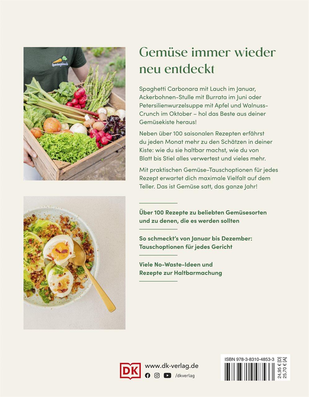 Rückseitencover Das Gemüsekisten-Kochbuch