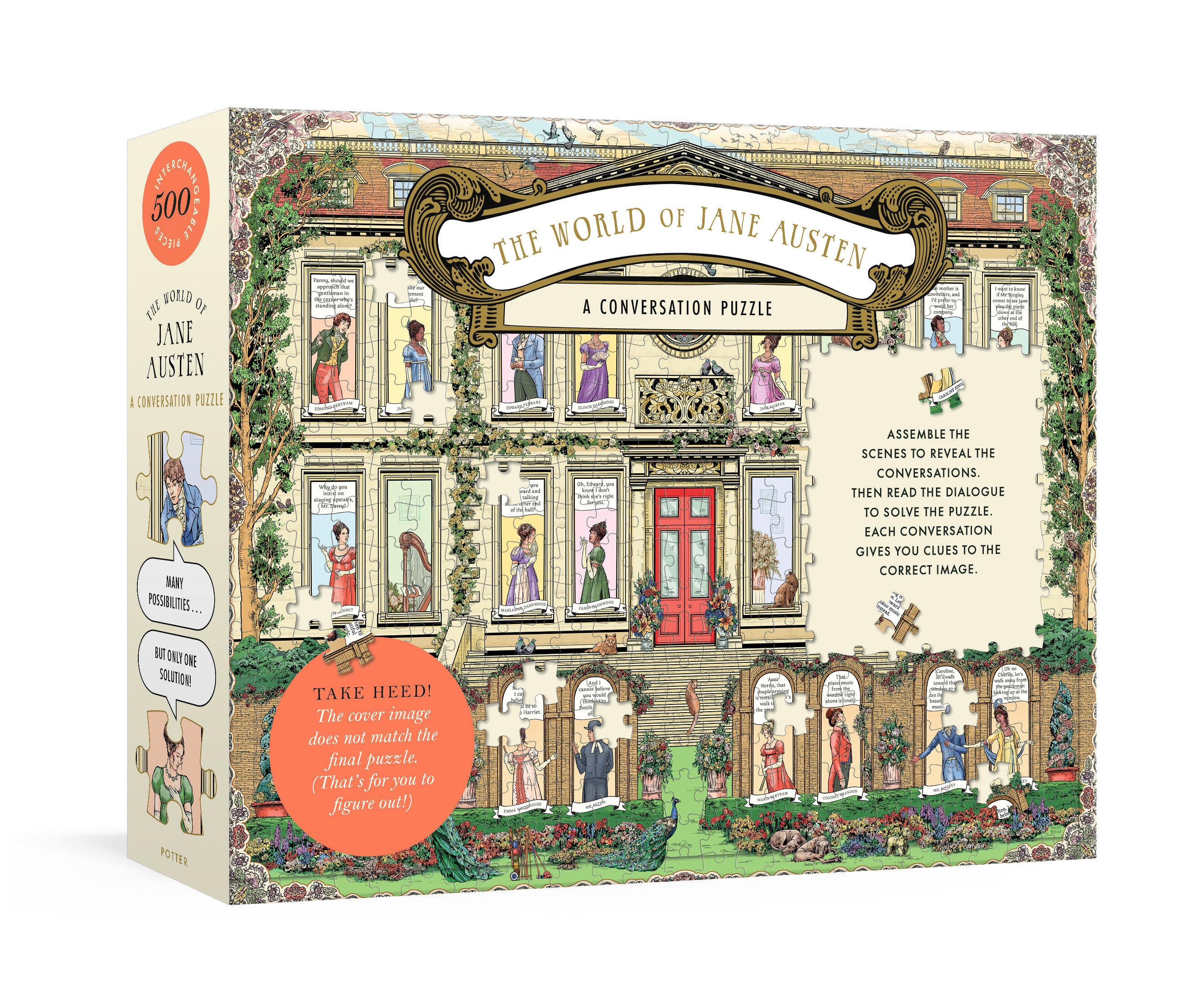 Vorderes Coverbild The World of Jane Austen: A Conversation 500-Piece Puzzle
