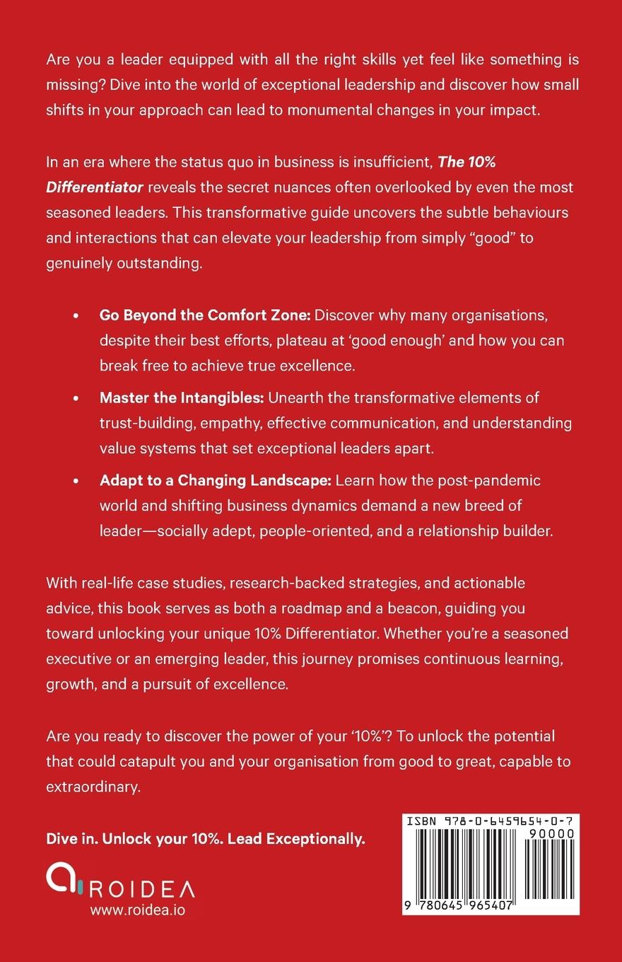 Rückseitencover The 10% Differentiator