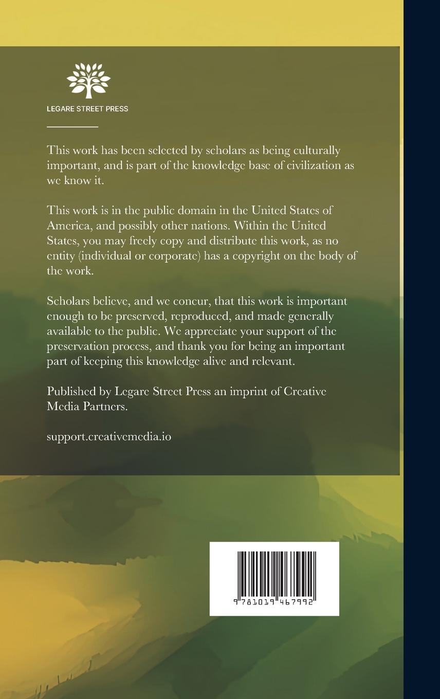 Rückseitencover Essays, Dialogues, And Thoughts Of Count Giacomo Leopardi; Volume 20