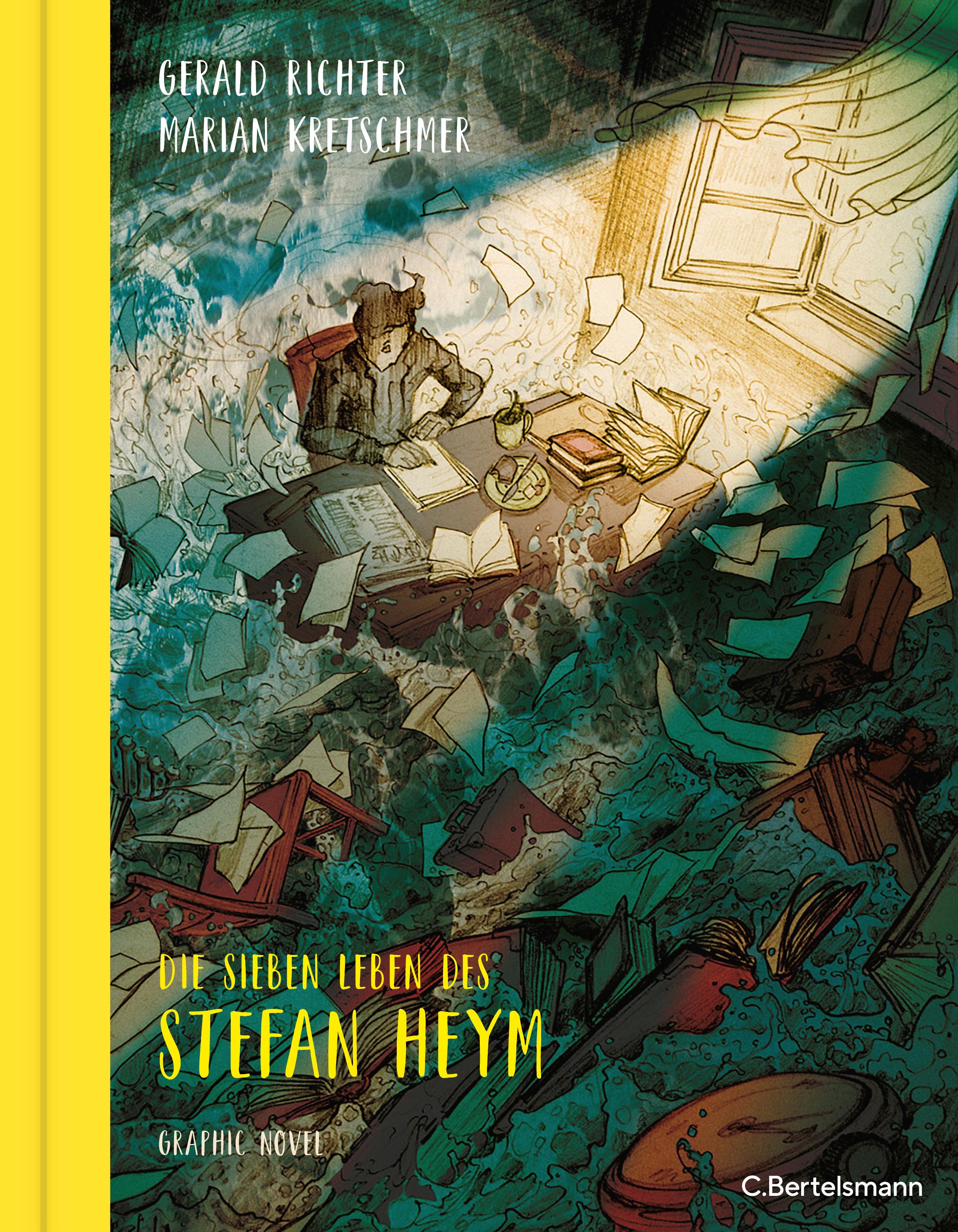 Vorderes Coverbild Die sieben Leben des Stefan Heym (Graphic Novel)
