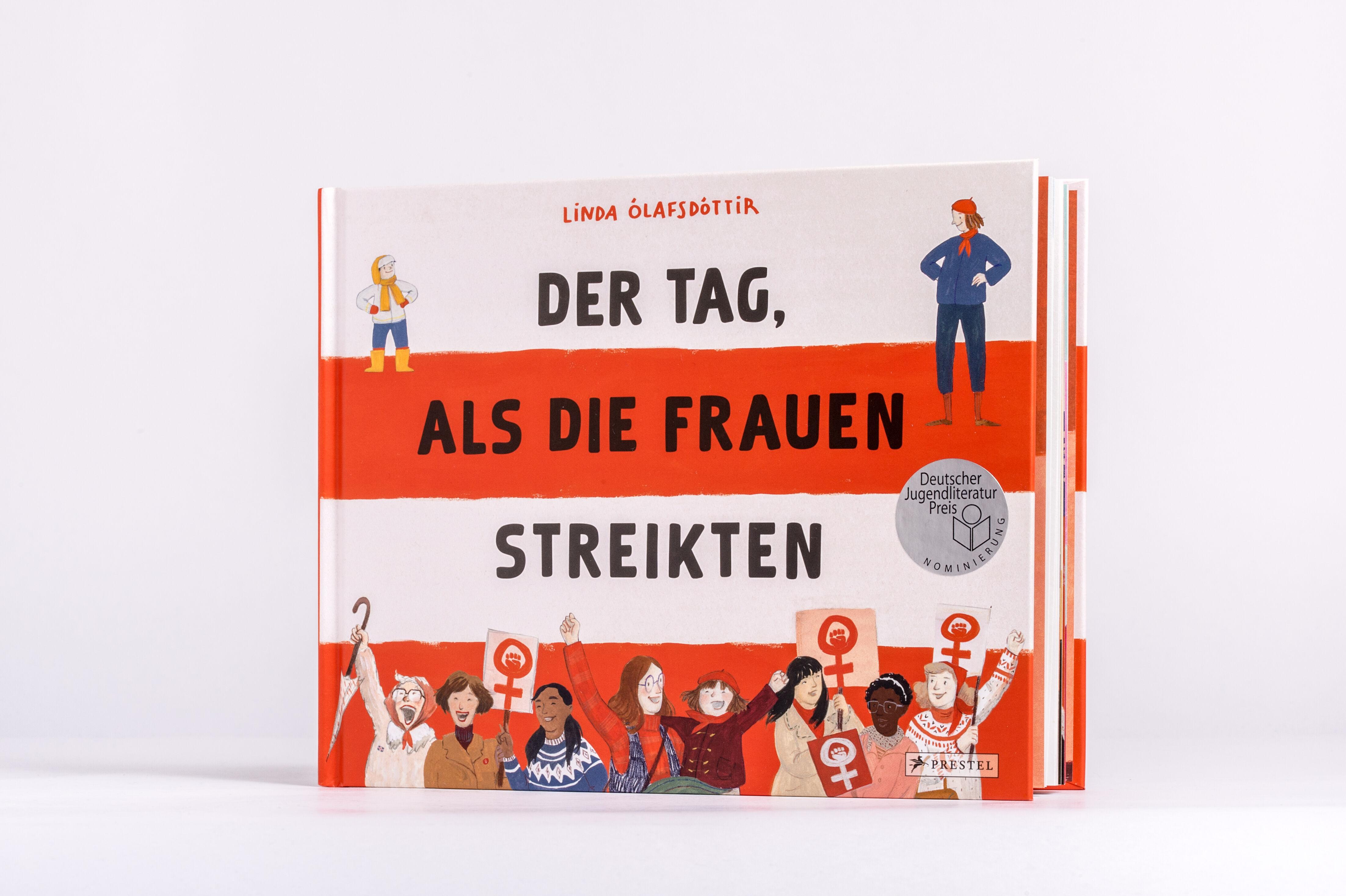 Beispielinhalt (Bild) Der Tag, als die Frauen streikten - Nominiert für den Deutschen Jugendliteraturpreis 2025