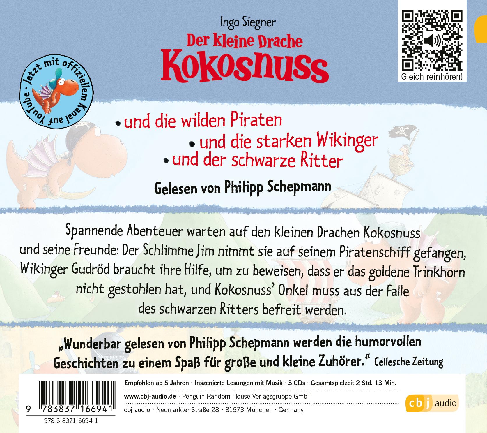Beispielinhalt (Bild) Der kleine Drache Kokosnuss - Schulabenteuer