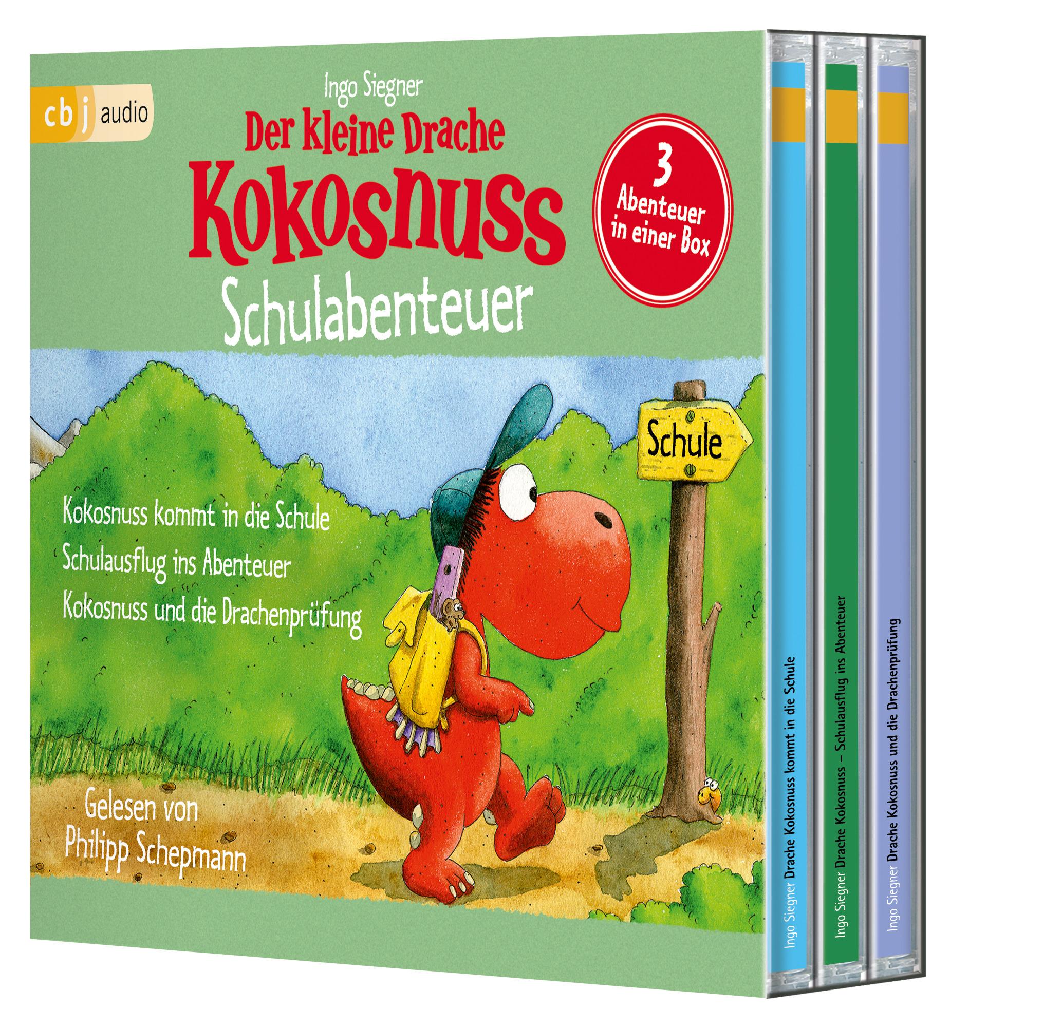 Vorderes Coverbild Der kleine Drache Kokosnuss - Schulabenteuer