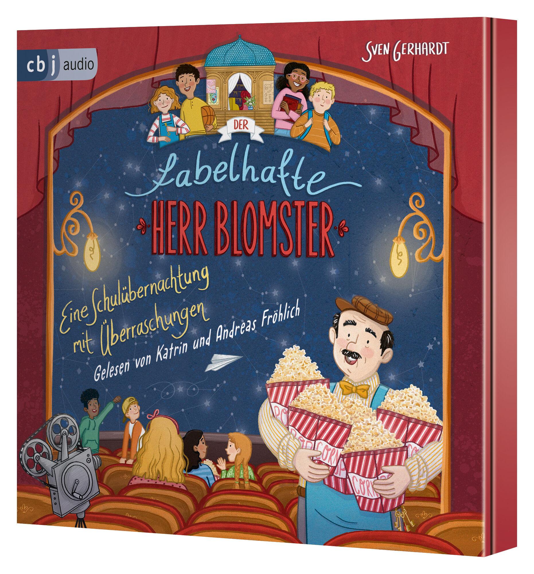 Beispielinhalt (Bild) Der fabelhafte Herr Blomster - Eine Schulübernachtung mit Überraschungen