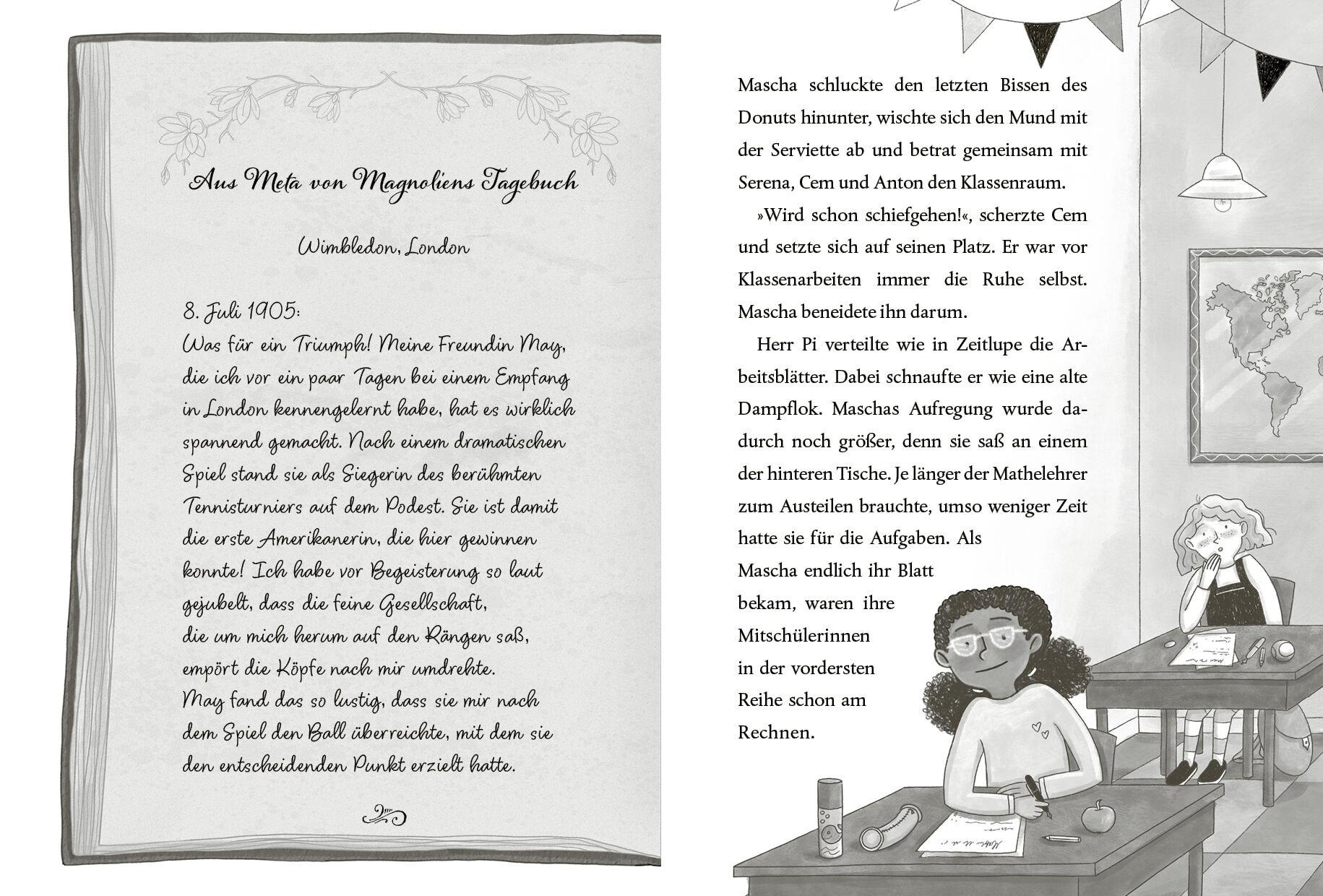 Beispielinhalt (Bild) Der fabelhafte Herr Blomster - Eine Schulübernachtung mit Überraschungen