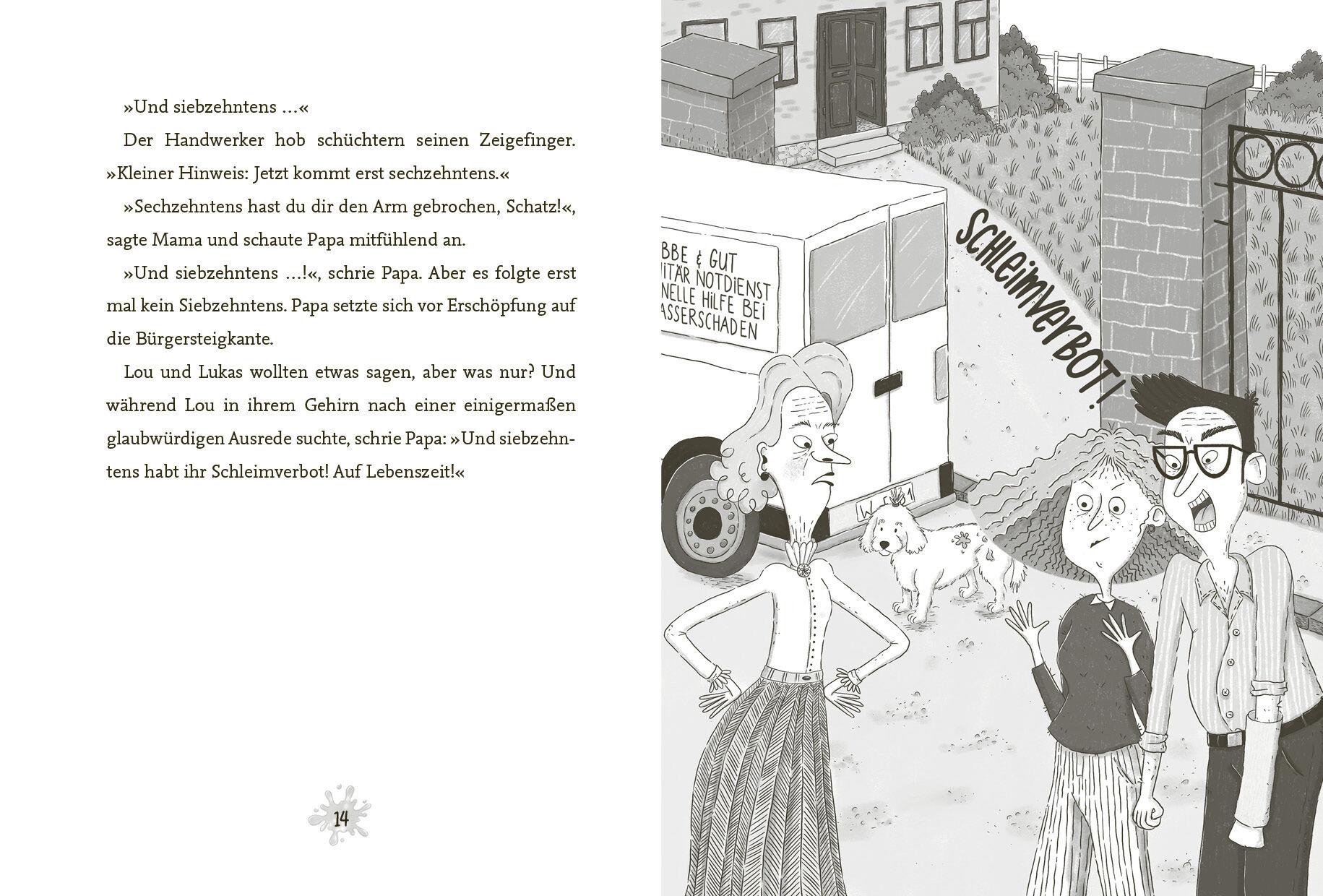 Beispielinhalt (Bild) Schwapp, der Geheimschleim - Der große Schleimassel -