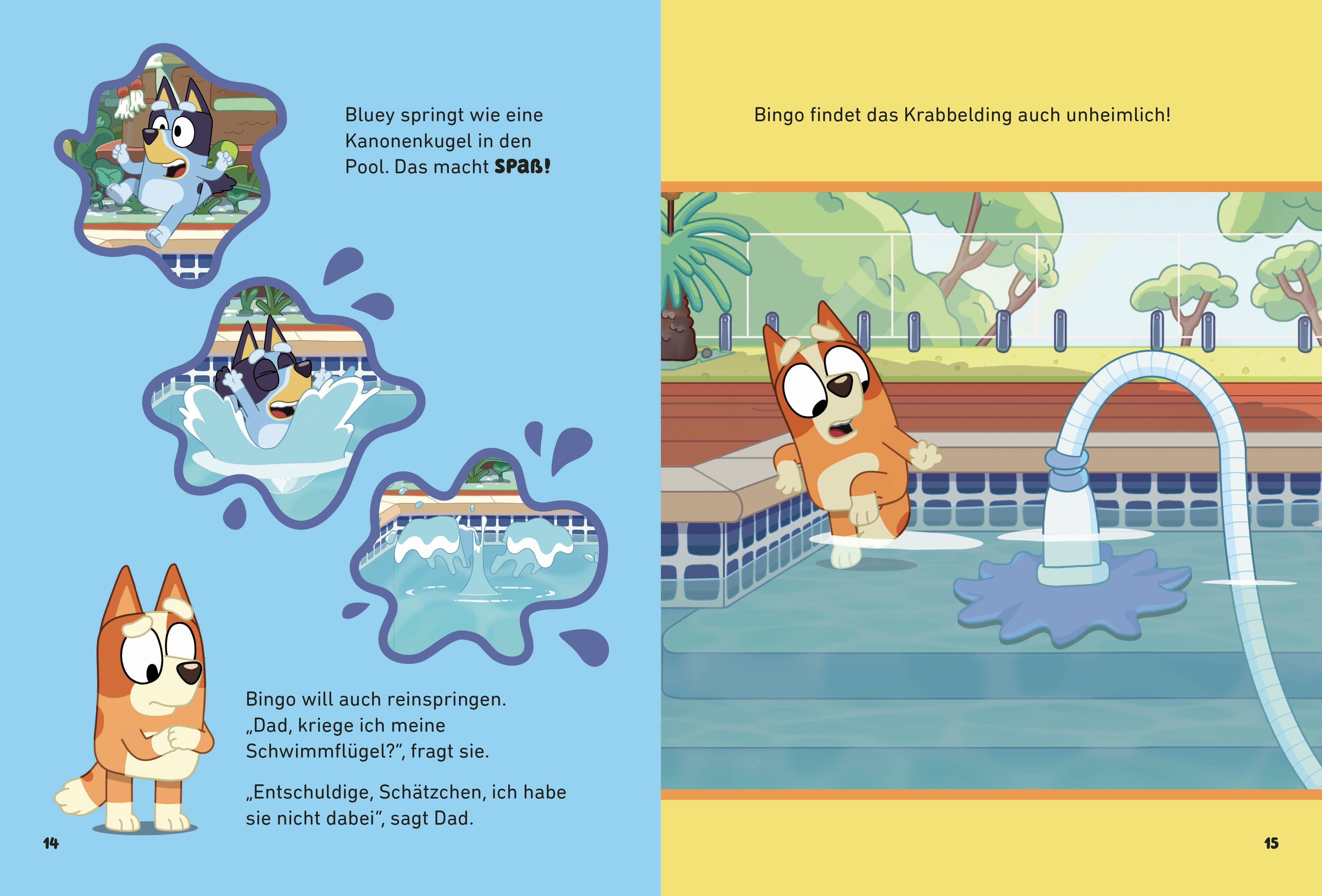 Beispielinhalt (Bild) BLUEY - 5-Minuten-Geschichten