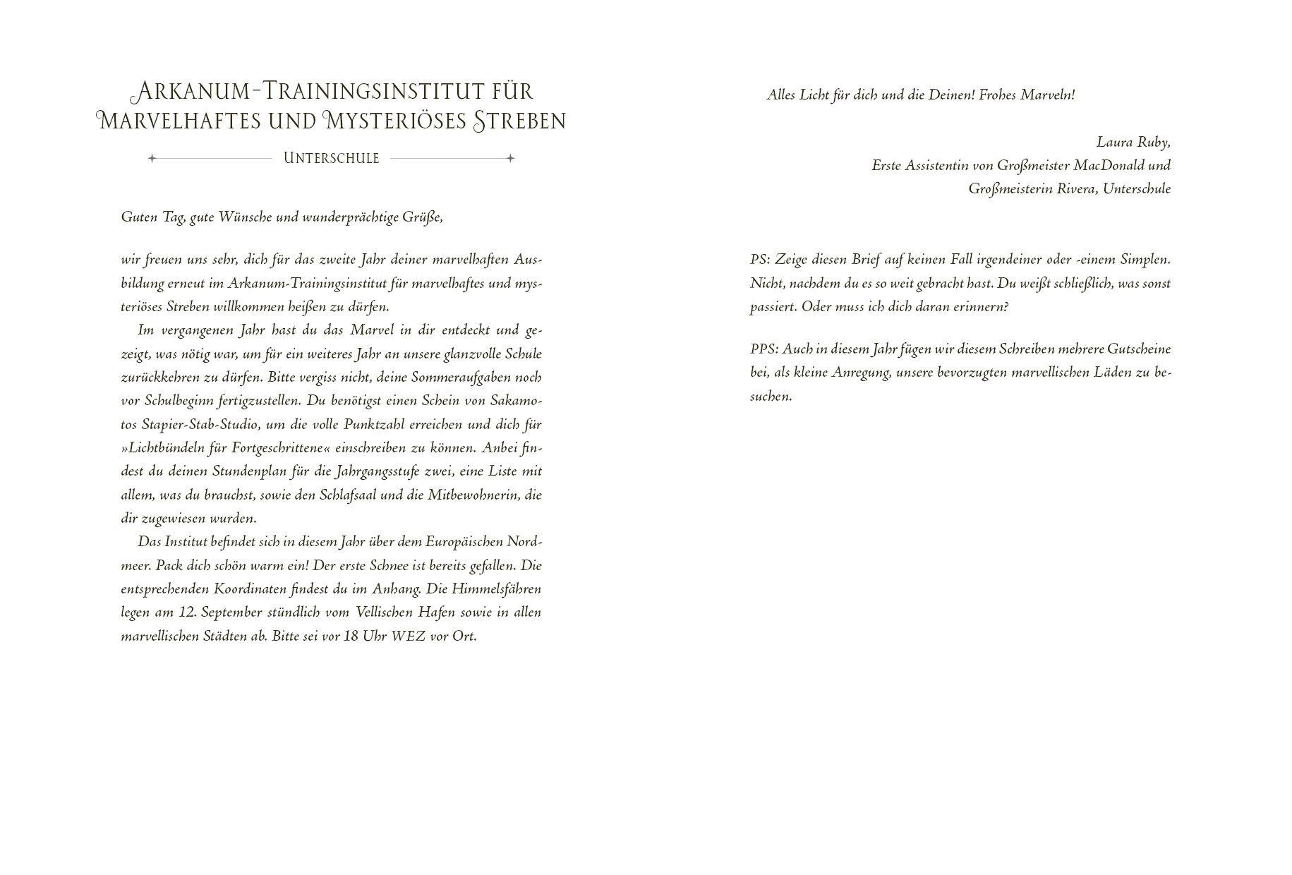 Beispielinhalt (Bild) Die Marveller - Magie aus Licht und Dunkelheit - Die Stunde der Erinnerung