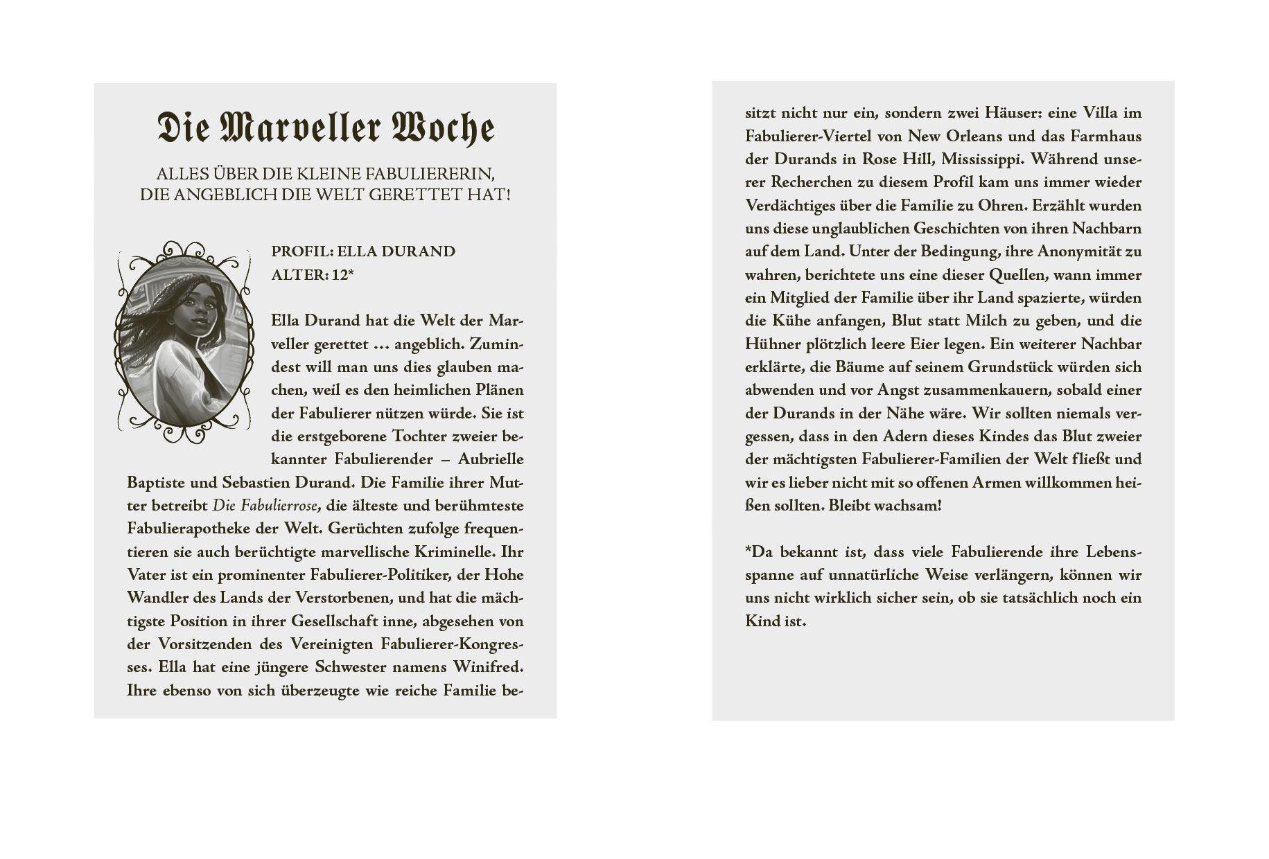 Beispielinhalt (Bild) Die Marveller - Magie aus Licht und Dunkelheit - Die Stunde der Erinnerung