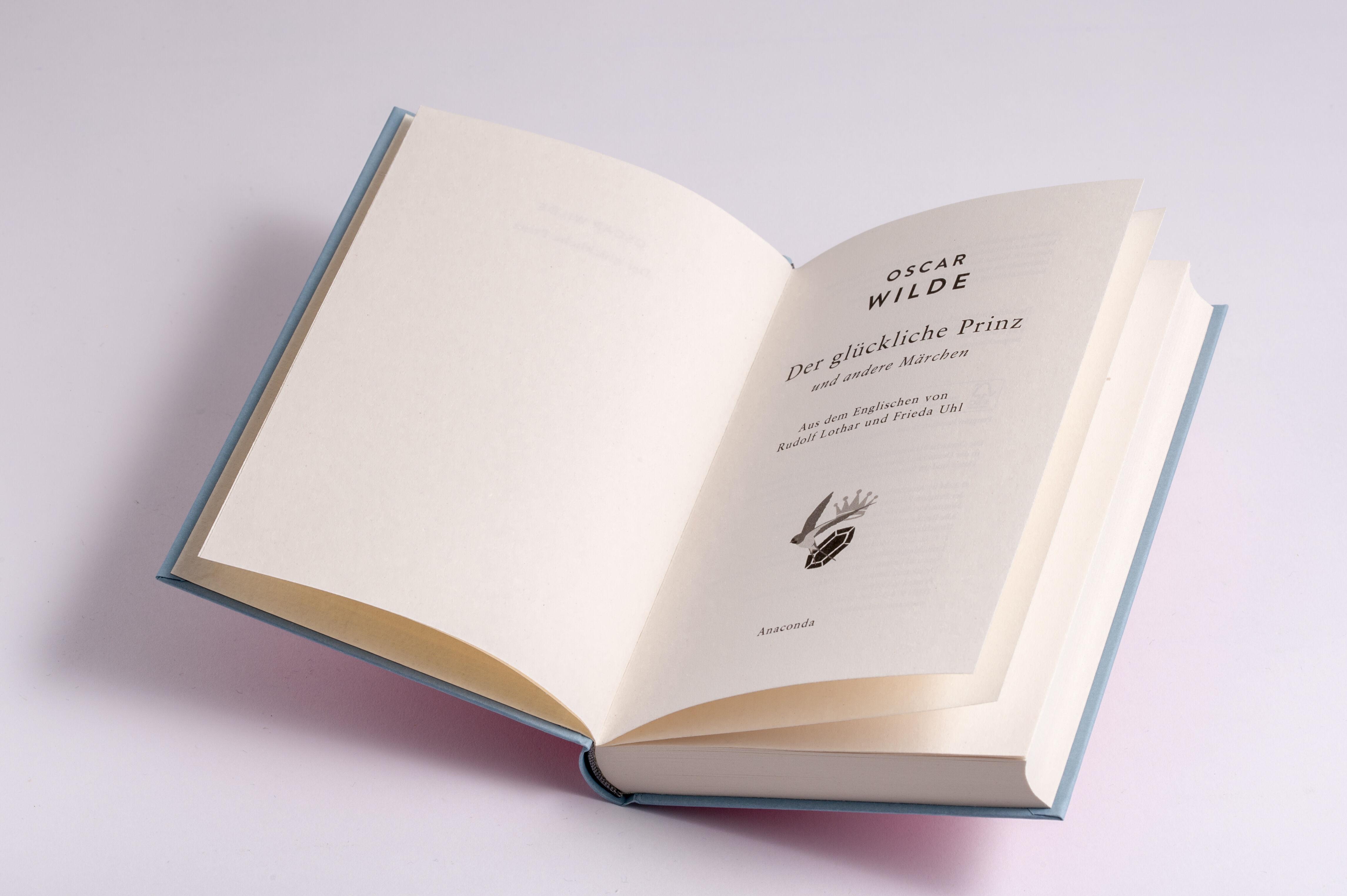 Beispielinhalt (Bild) Der glückliche Prinz. Märchen. Schmuckausgabe mit Silberprägung