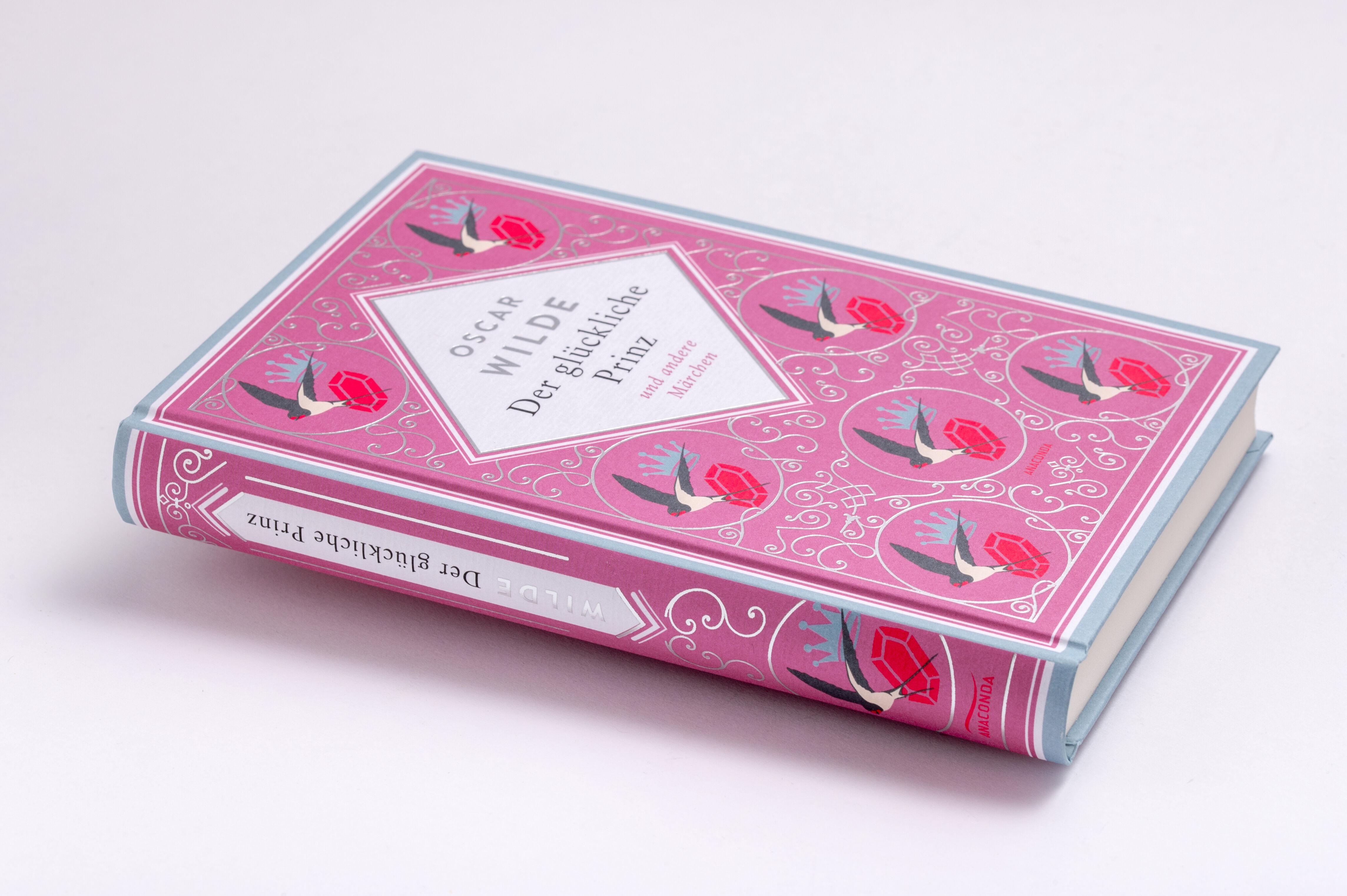 Beispielinhalt (Bild) Der glückliche Prinz. Märchen. Schmuckausgabe mit Silberprägung