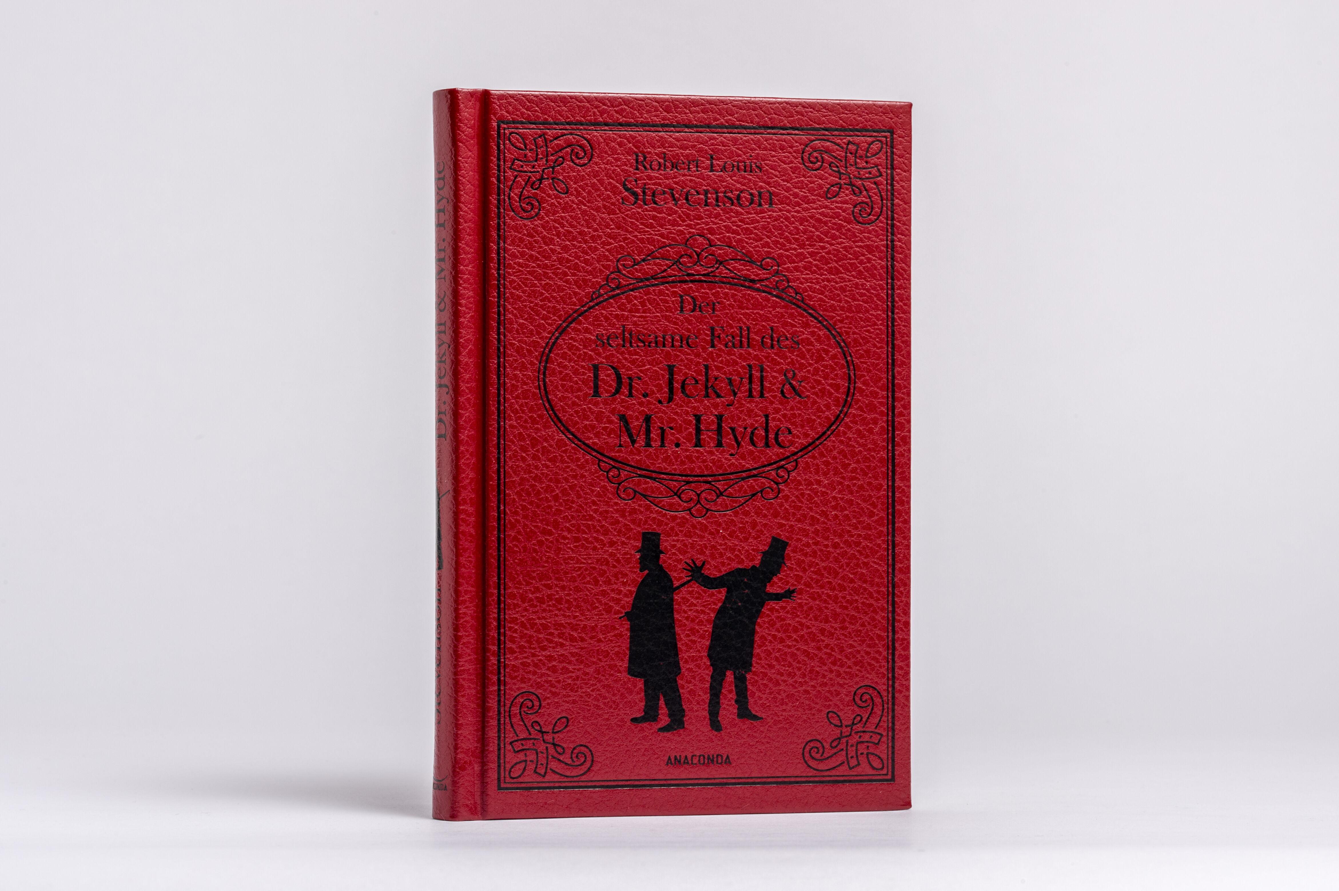 Beispielinhalt (Bild) Der seltsame Fall des Dr. Jekyll und Mr. Hyde. Gebunden in Cabra-Leder