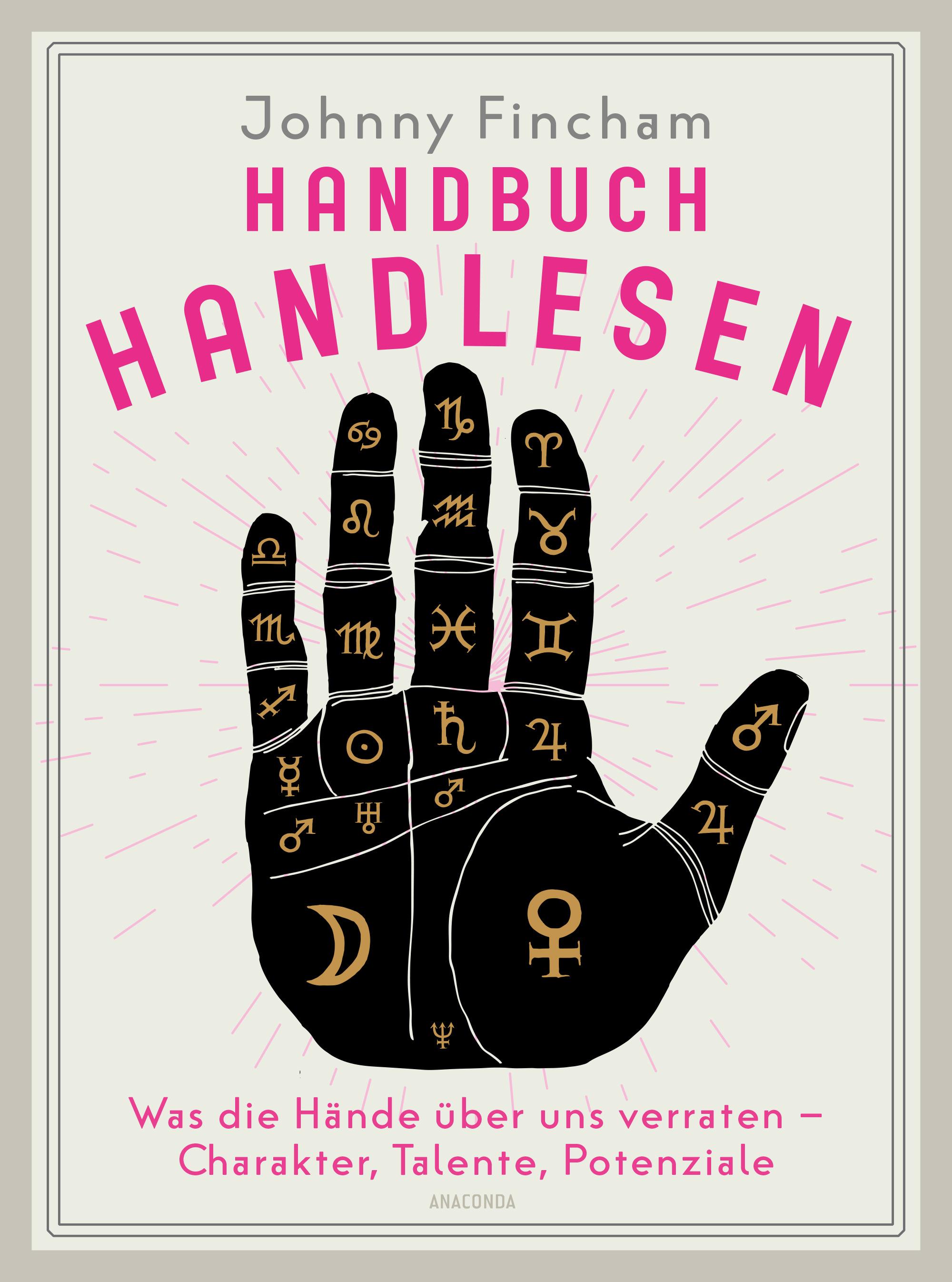Vorderes Coverbild Handbuch Handlesen. Was die Hände über uns verraten. Charakter, Talente, Potenziale