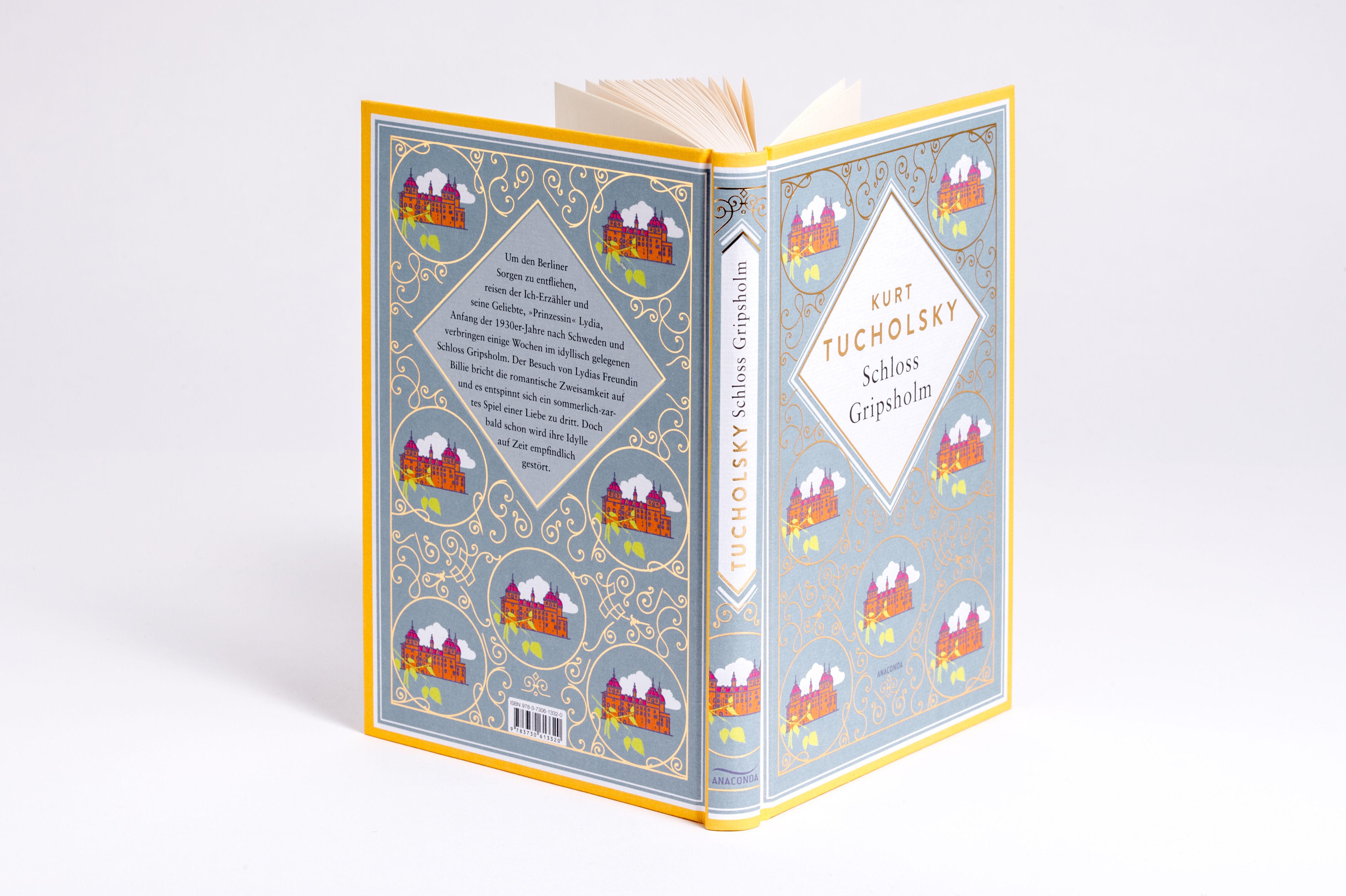 Beispielinhalt (Bild) Schloss Gripsholm. Eine Sommergeschichte. Schmuckausgabe mit Goldprägung