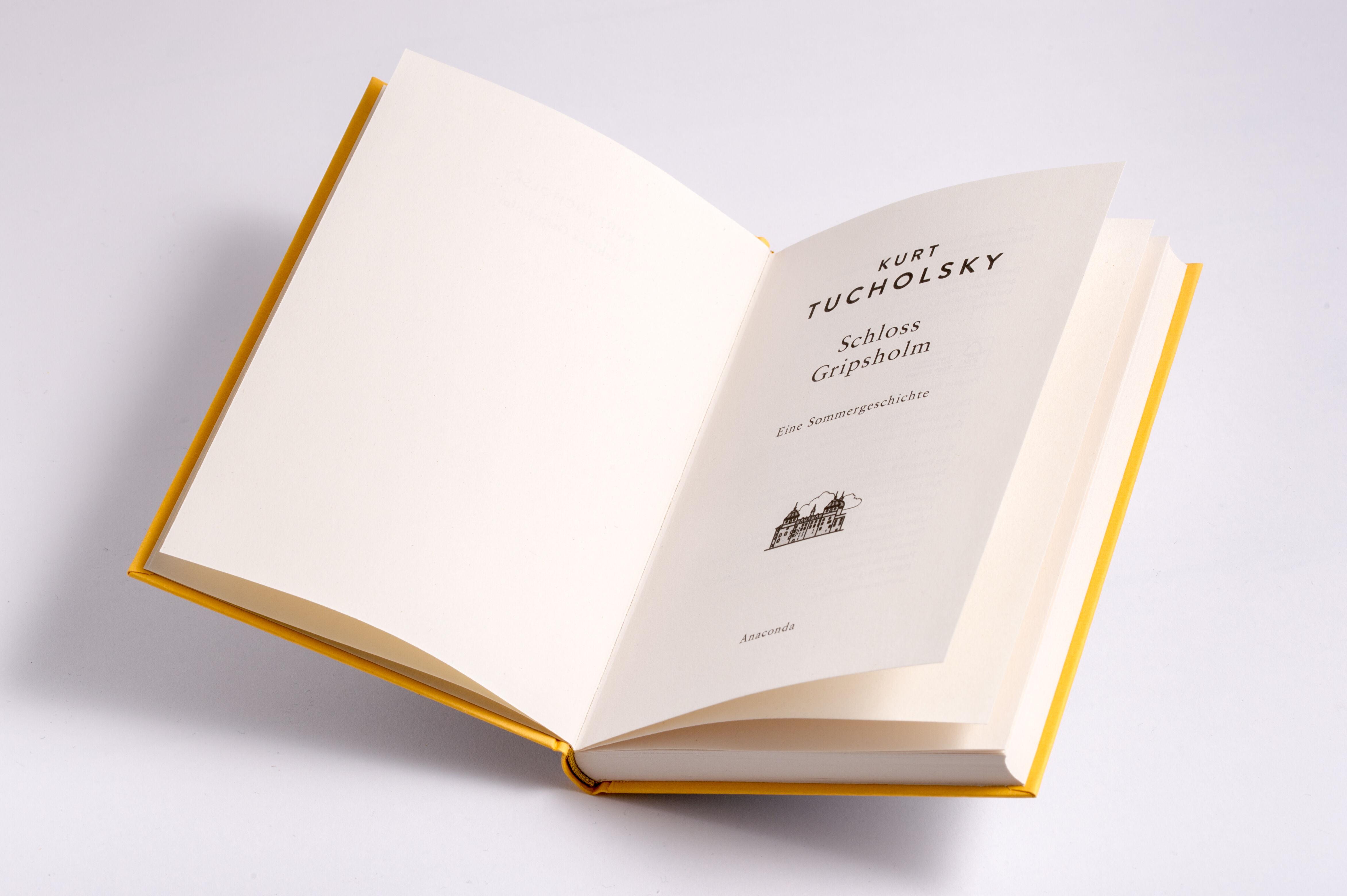 Beispielinhalt (Bild) Schloss Gripsholm. Eine Sommergeschichte. Schmuckausgabe mit Goldprägung