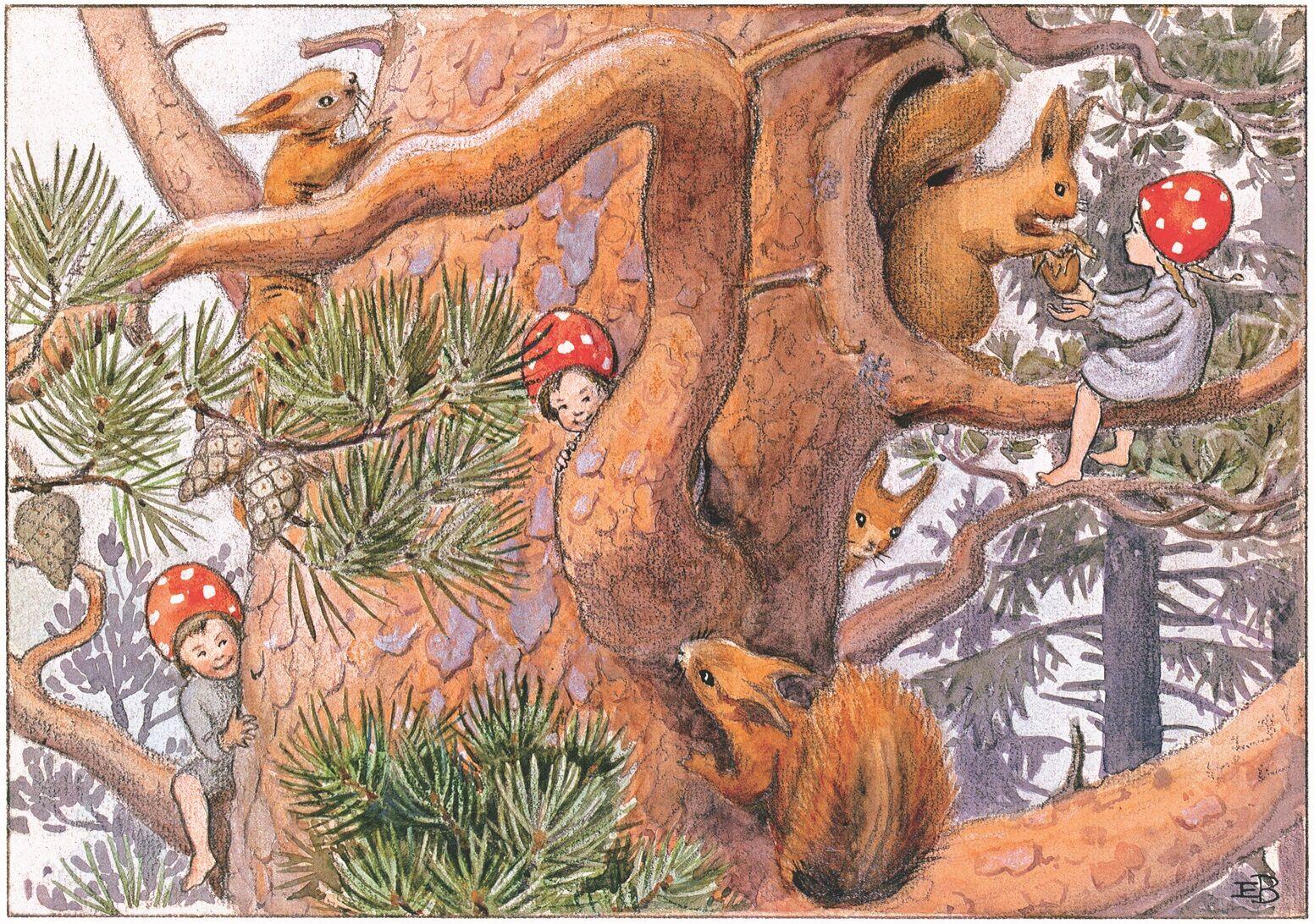 Beispielinhalt (Bild) Die Wichtelkinder