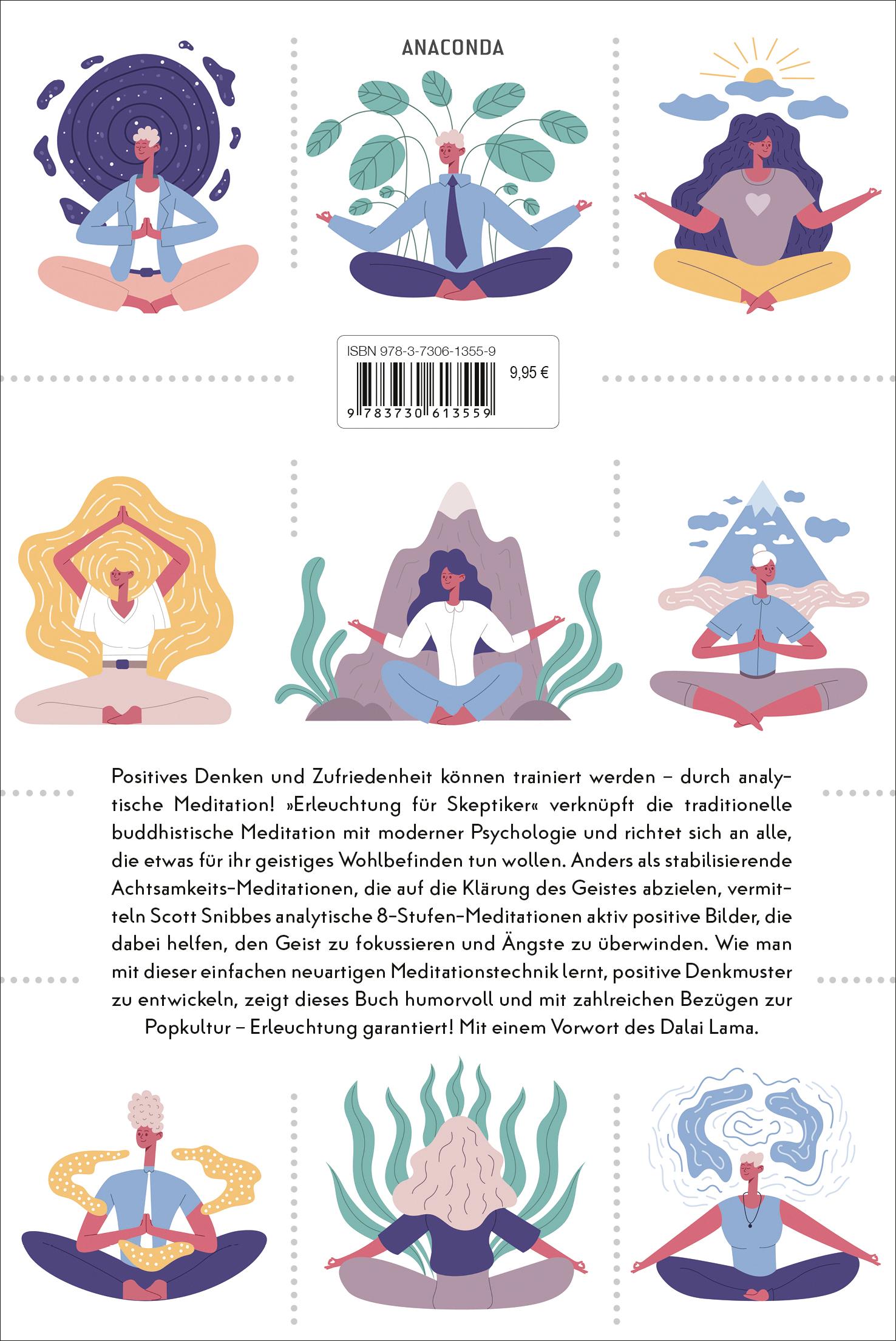Beispielinhalt (Bild) Erleuchtung für Skeptiker. Die 8-Stufen-Meditation für innere Zufriedenheit und einen glücklichen Geist