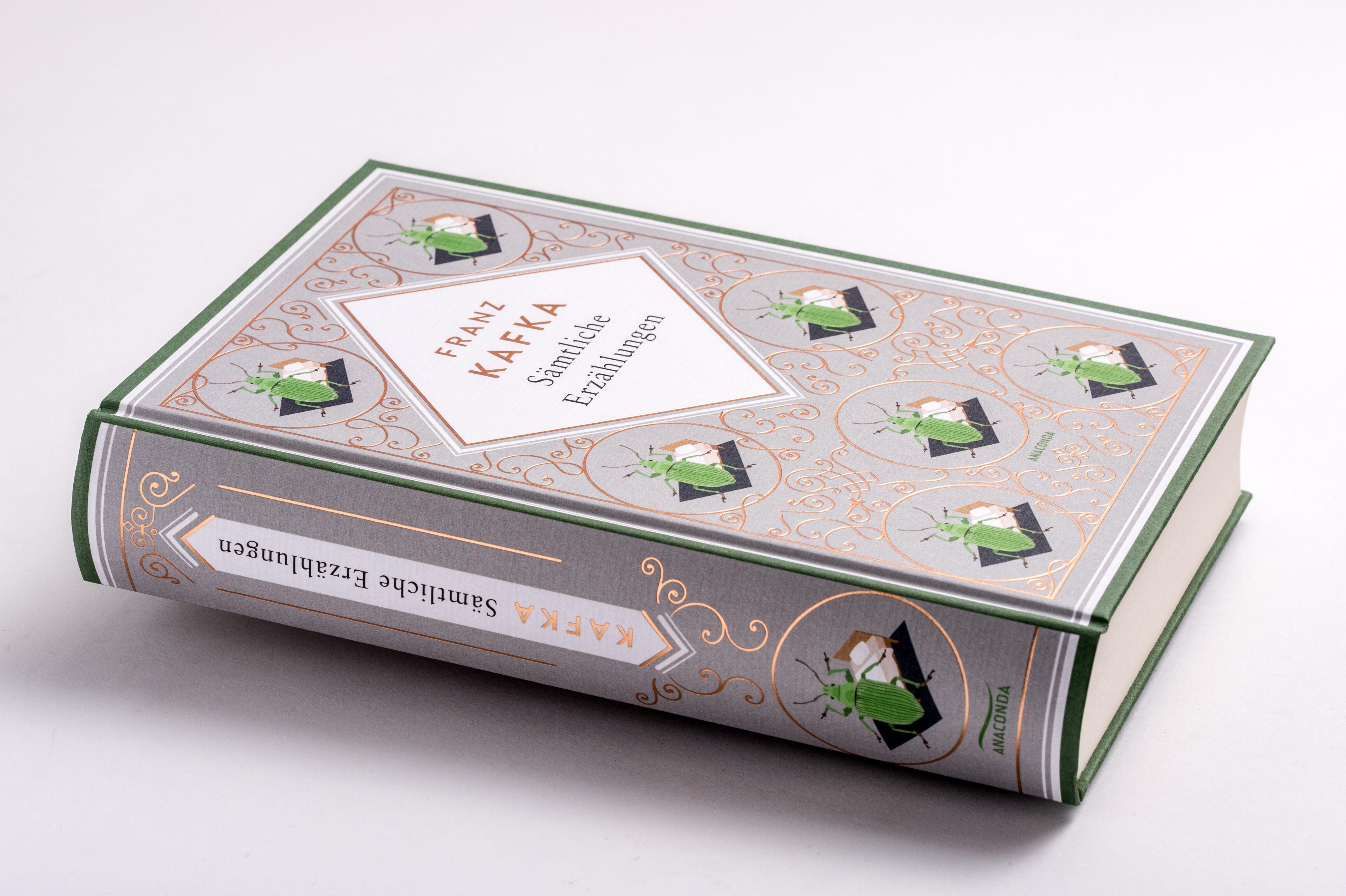 Beispielinhalt (Bild) Kafka - Sämtliche Erzählungen. Schmuckausgabe mit Kupferprägung