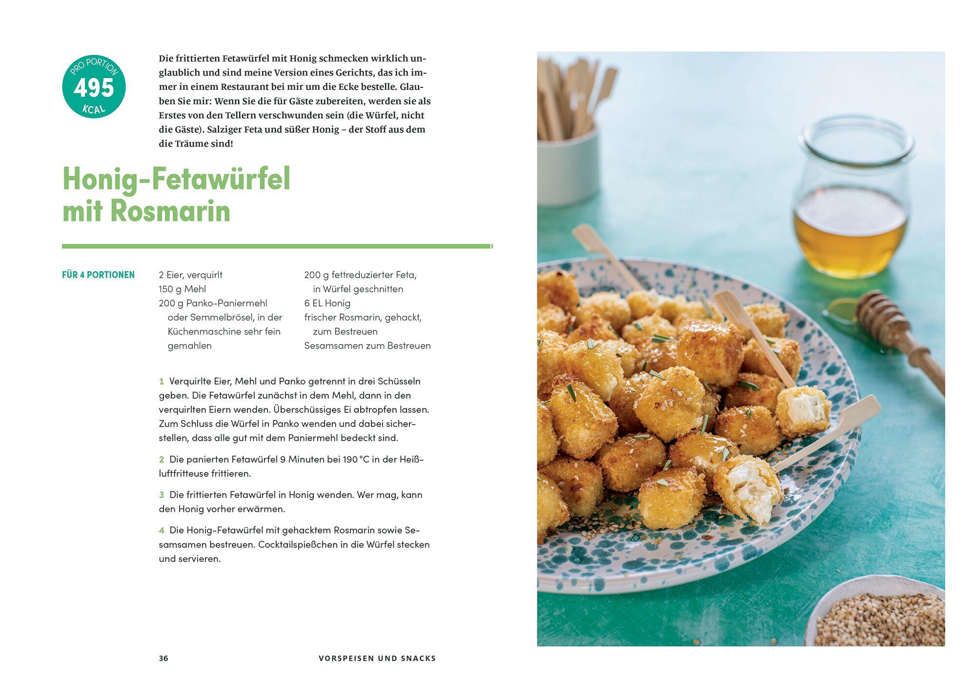 Beispielinhalt (Bild) Fettarm frittieren mit dem Airfryer