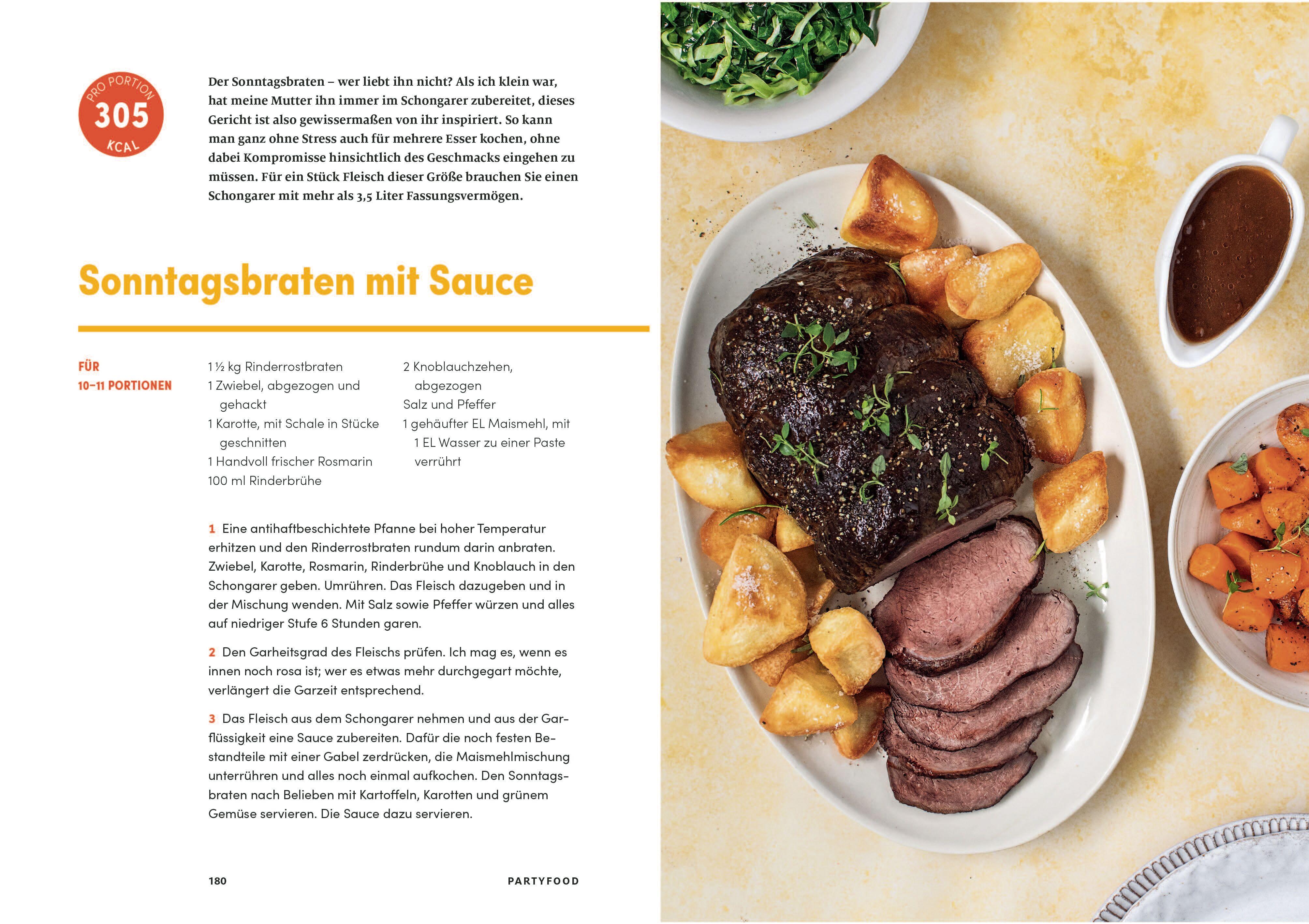 Beispielinhalt (Bild) Slowcooking für Eilige