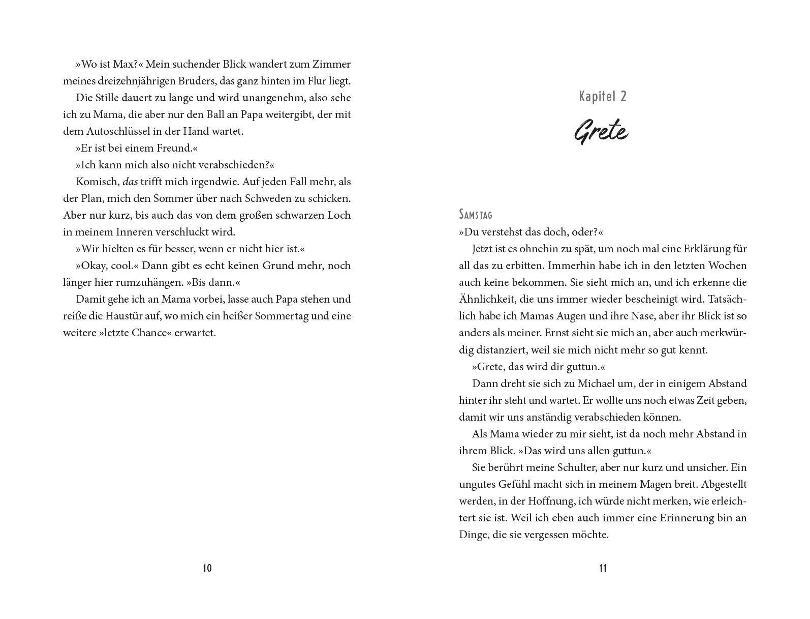 Beispielinhalt (Bild) Der Sommer, als wir träumen lernten