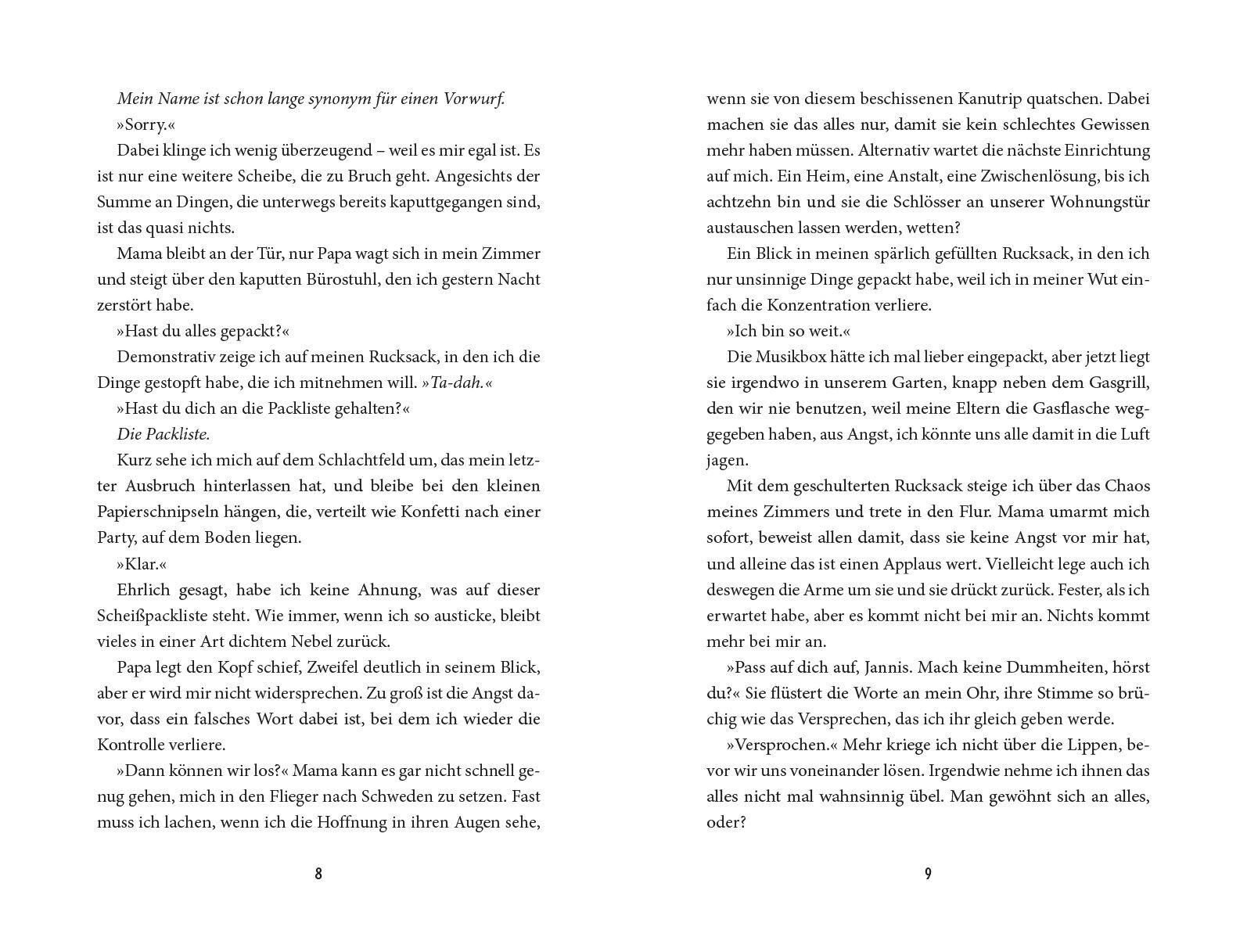 Beispielinhalt (Bild) Der Sommer, als wir träumen lernten