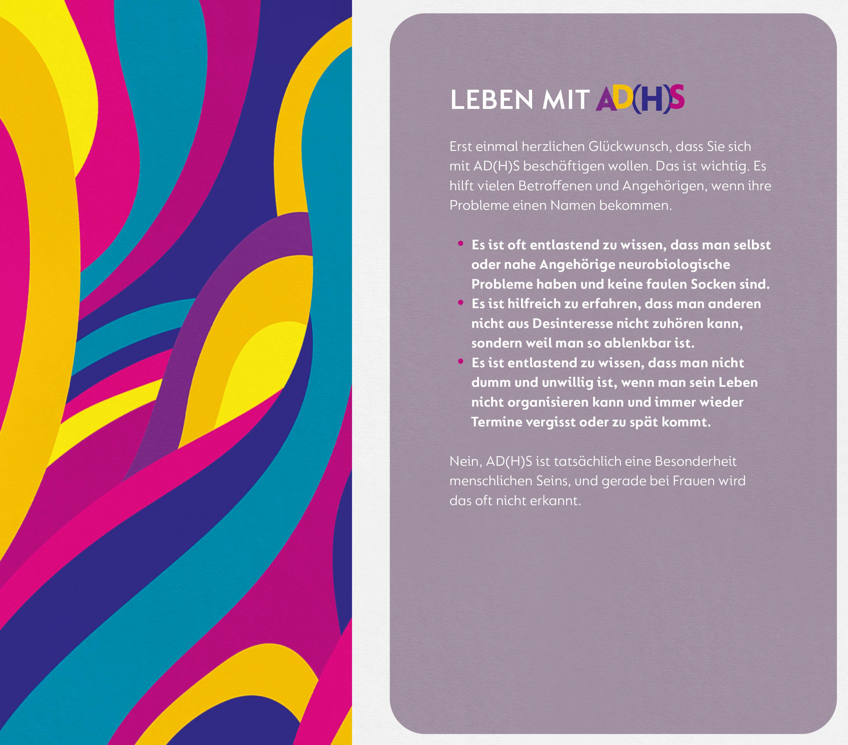 Beispielinhalt (Bild) Weibliche AD(H)S