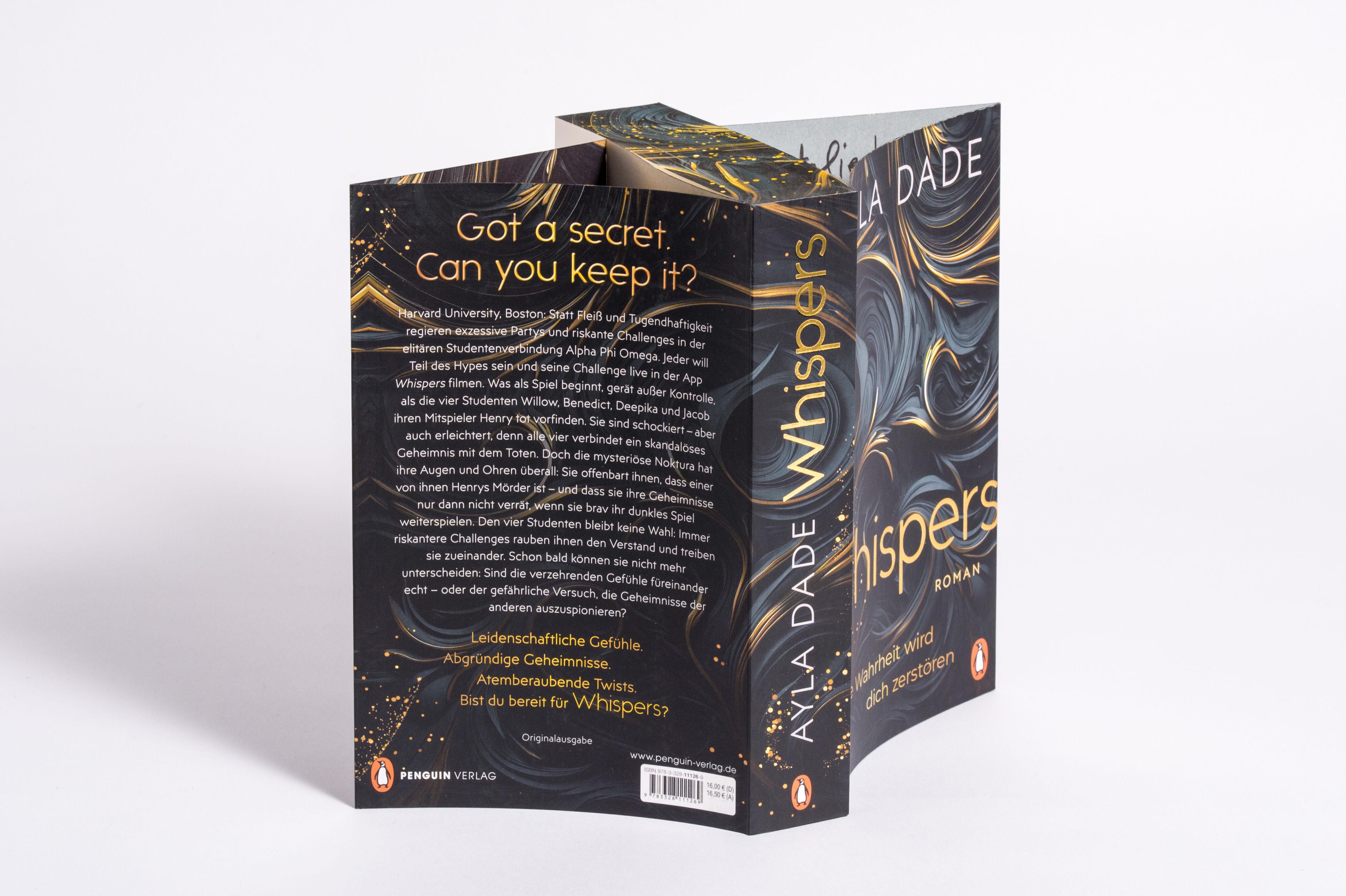 Beispielinhalt (Bild) WHISPERS. Die Wahrheit wird dich zerstören