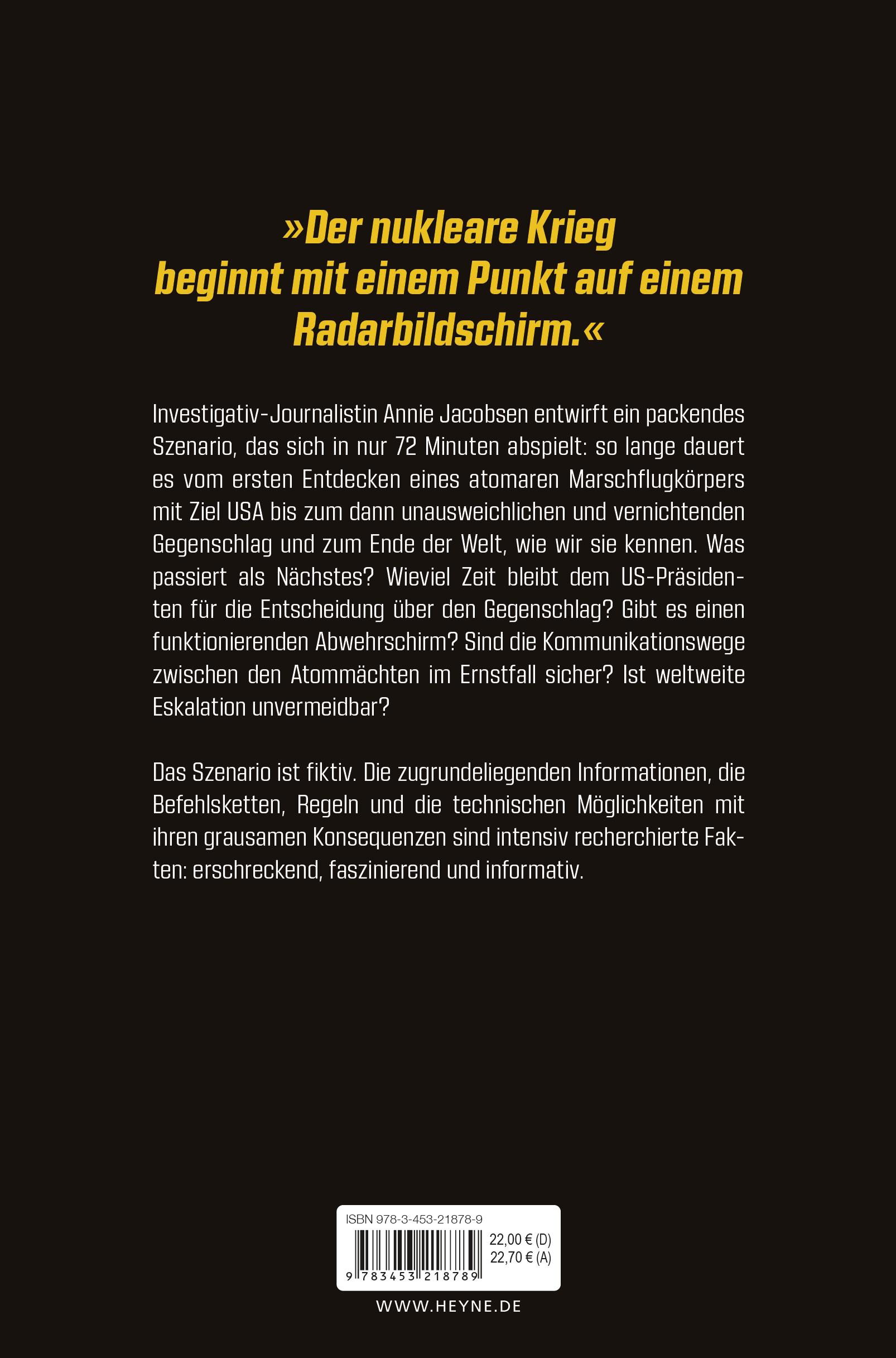 Beispielinhalt (Bild) 72 Minuten bis zur Vernichtung
