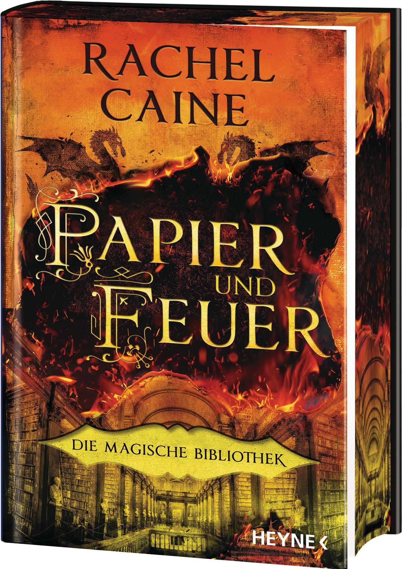 Vorderes Coverbild Papier und Feuer - Die Magische Bibliothek