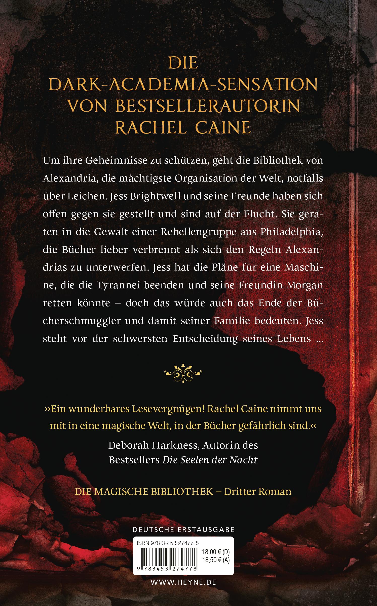 Beispielinhalt (Bild) Asche und Feder - Die Magische Bibliothek