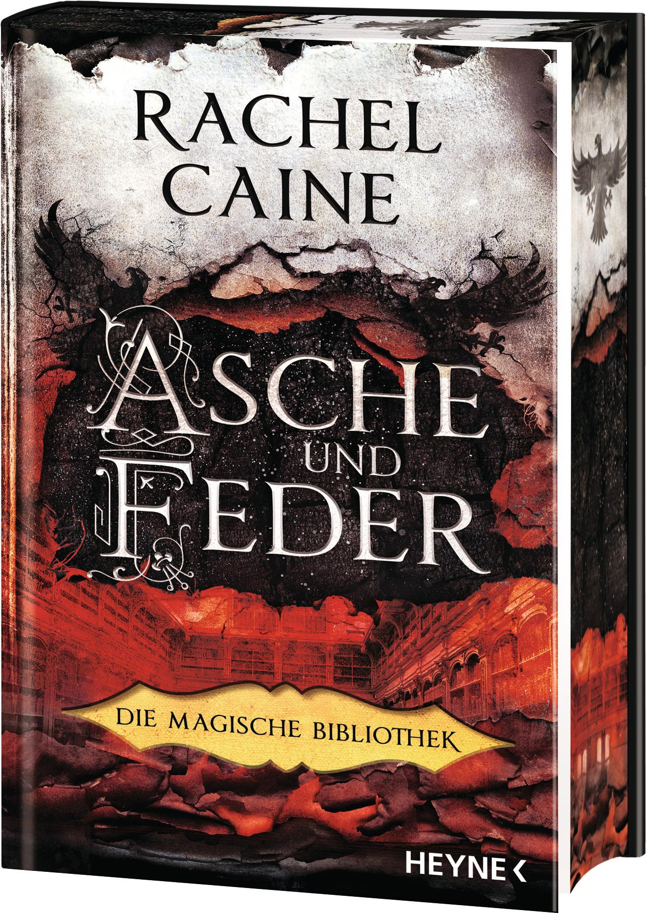 Vorderes Coverbild Asche und Feder - Die Magische Bibliothek